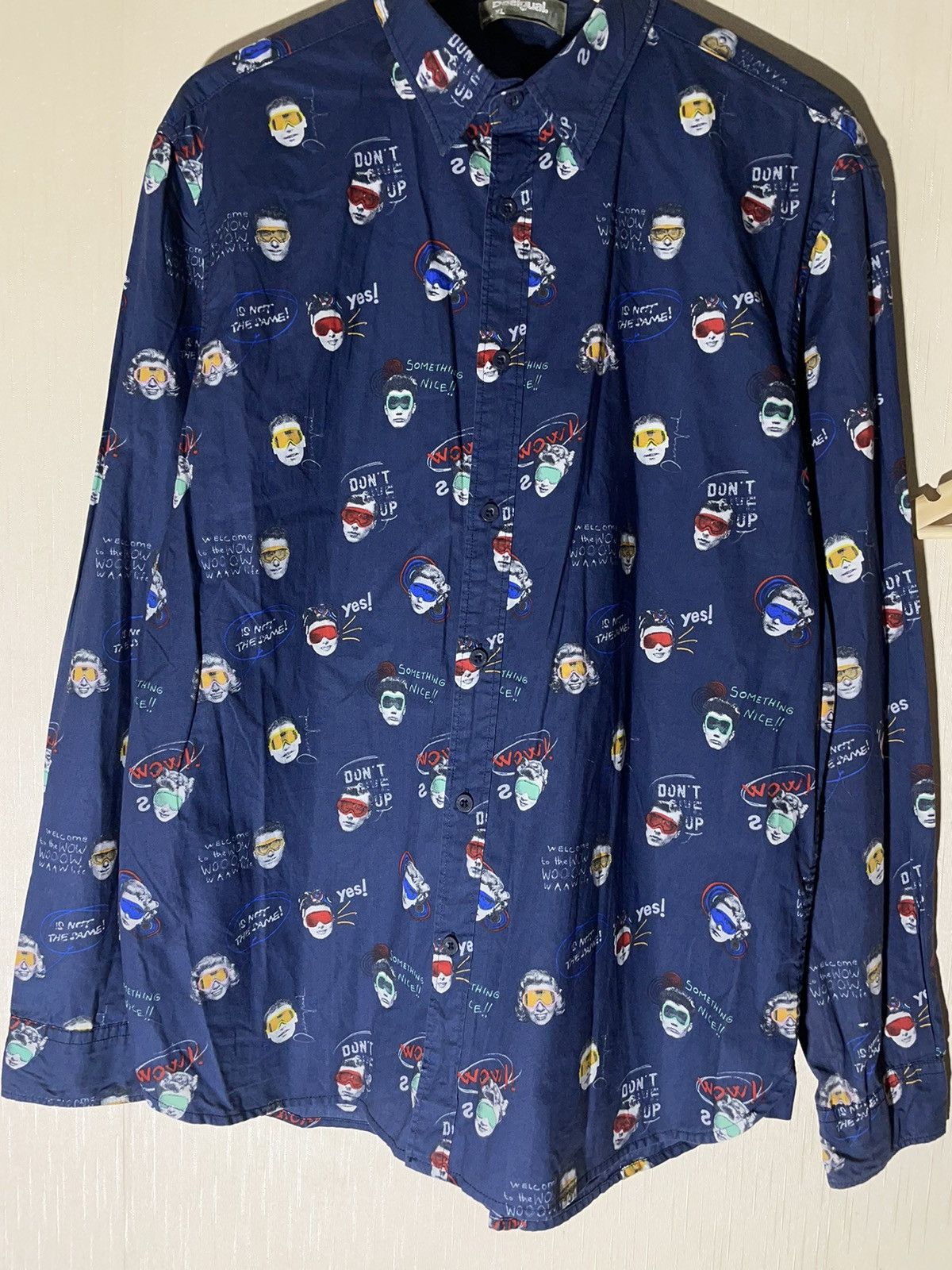 Desigual × Vintage Desigual crazy shirt streetwear Size US XL / EU 56 / 4 - 6 Thumbnail
