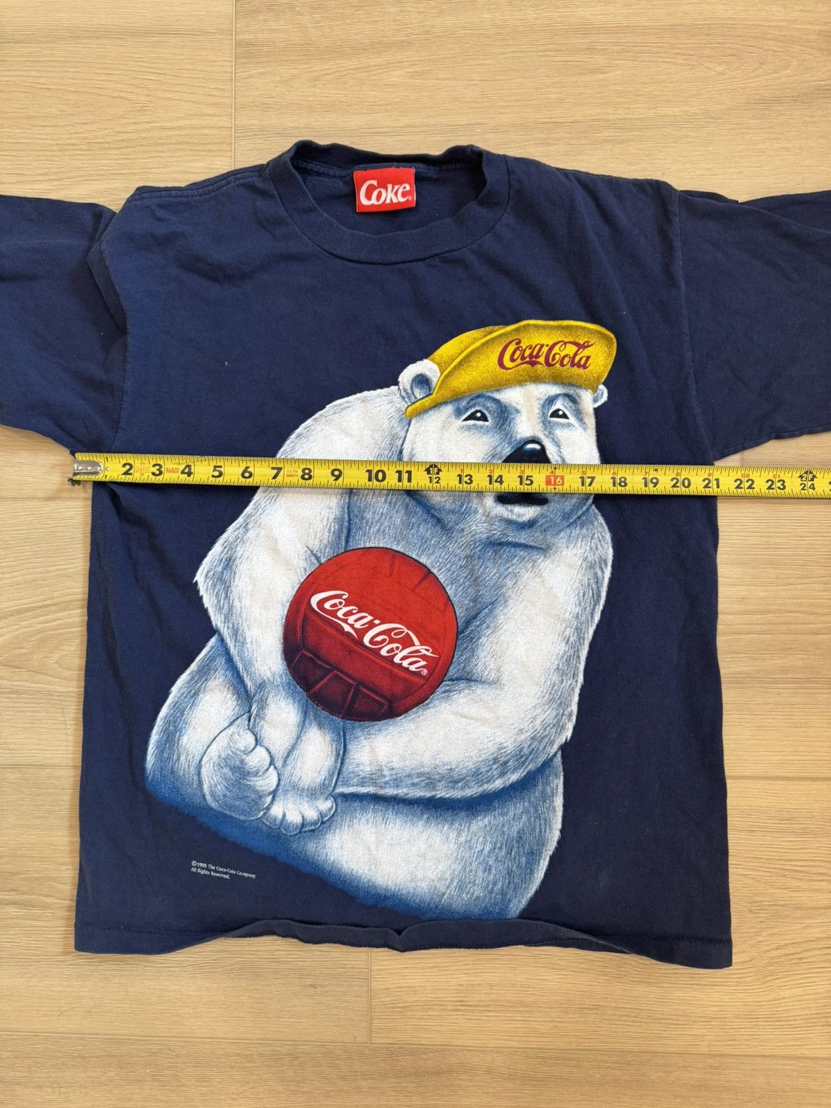 Vintage Rare Vintage Coke Coca Cola Beach Volleyball Polar Bear Surf Size US L / EU 52-54 / 3 - 7 Thumbnail