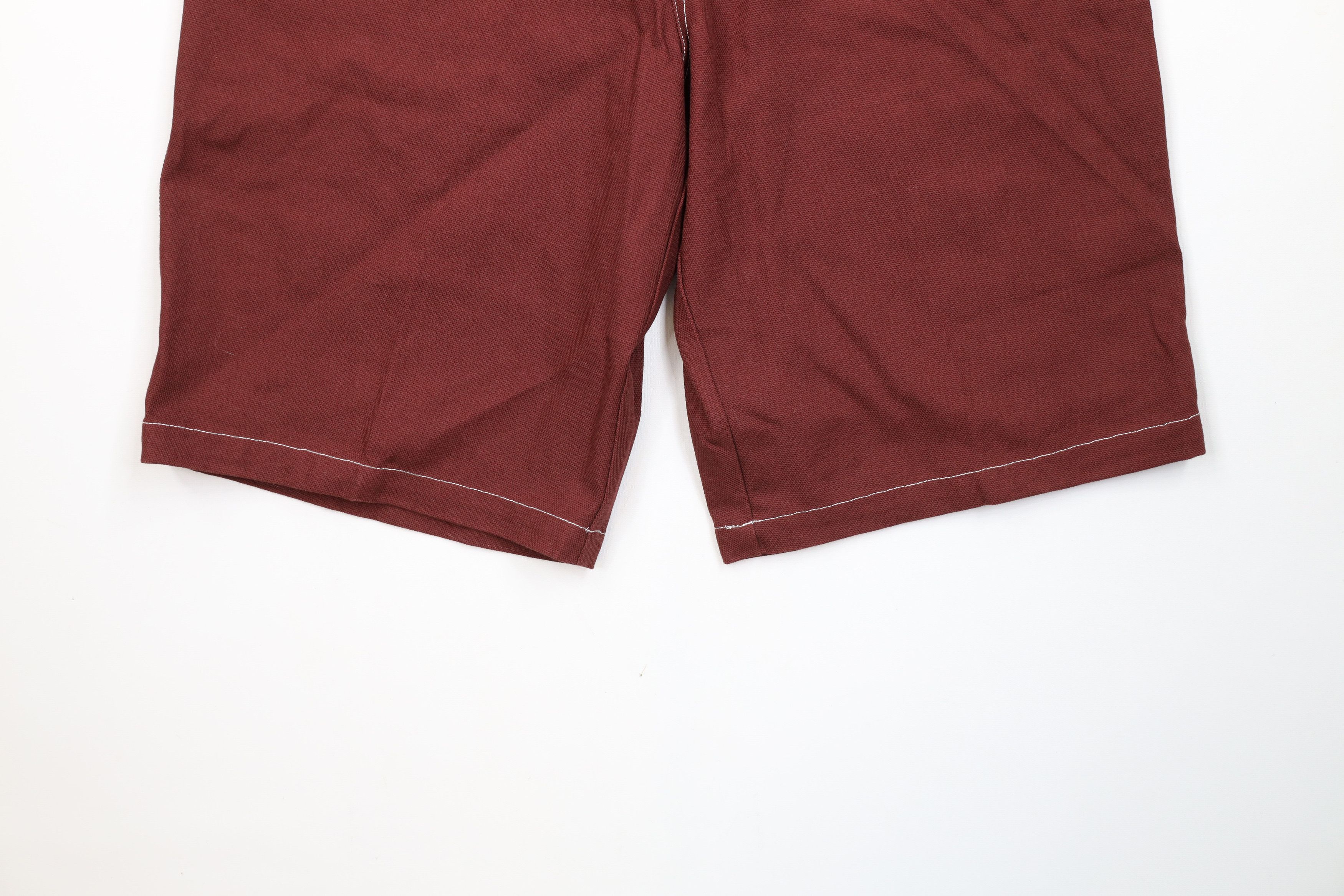 Vintage Deadstock Vintage 90s Streetwear Canvas Shorts Red Cotton Size US 32 / EU 48 - 4 Thumbnail