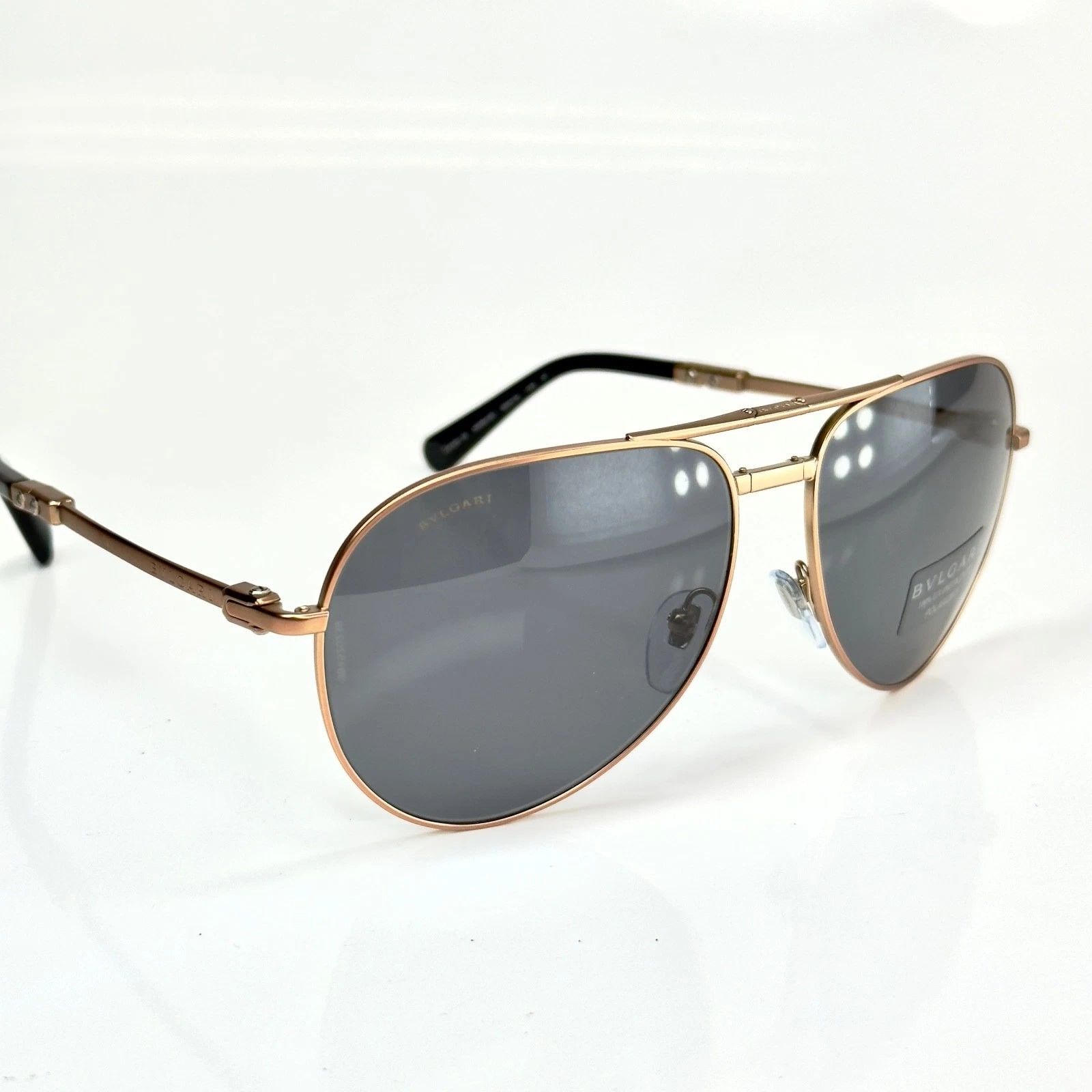 BULGARI BV5034K Le Gemme Black Rose Gold 18K Plated 5034