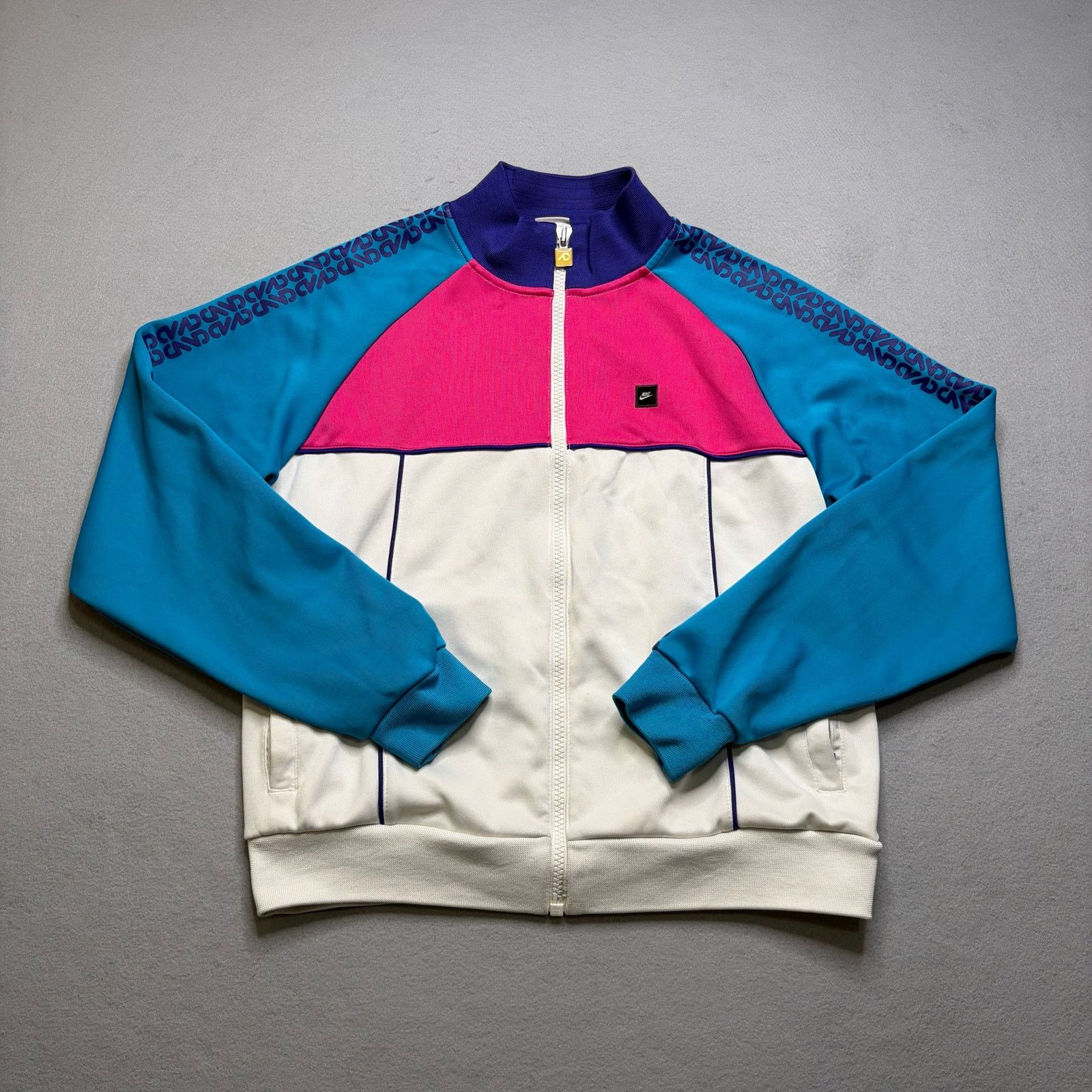 Nike Nike Sportswear Track Jacket Mens Medium Blue Pink Size US M / EU 48-50 / 2 - 1 Thumbnail
