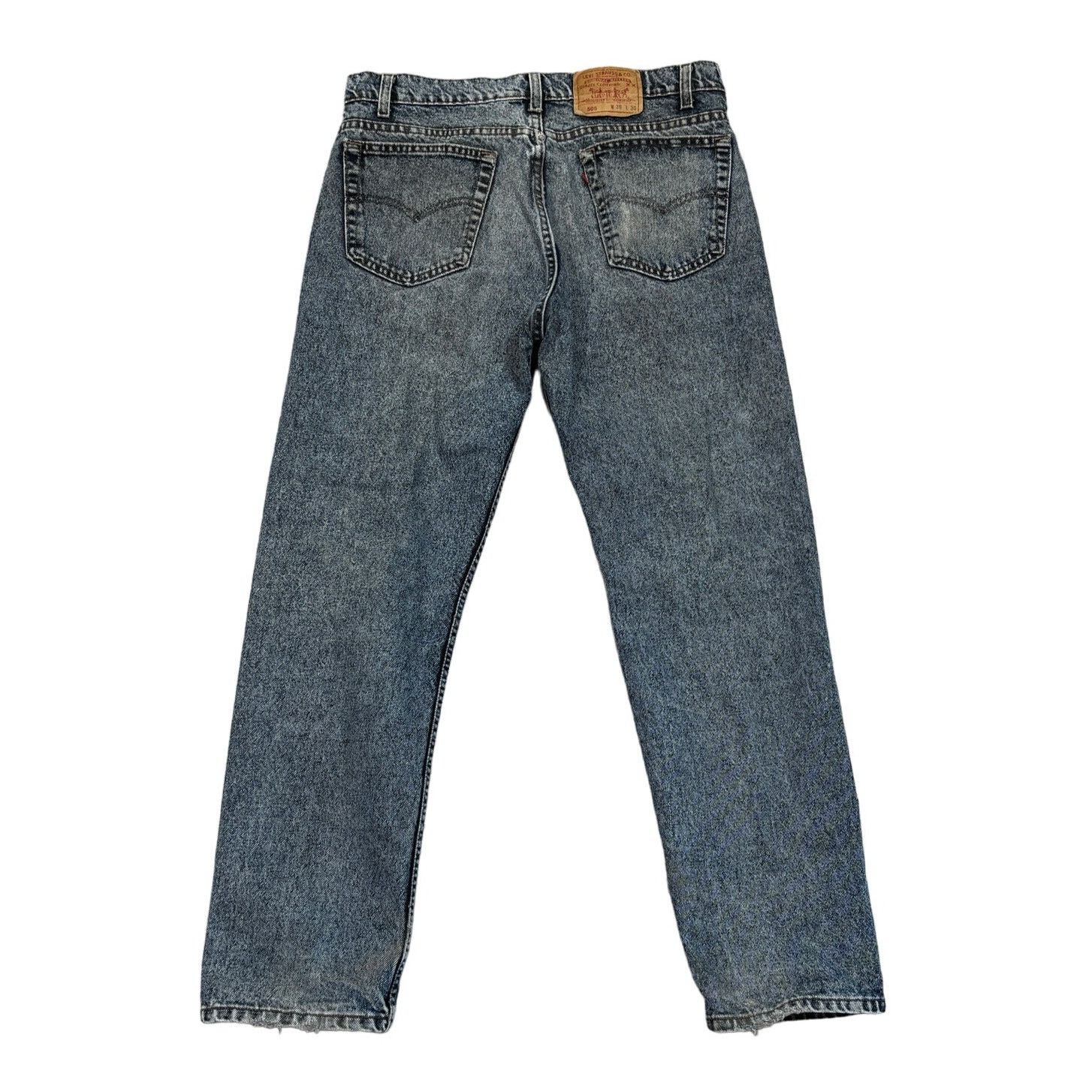 Levi's × Vintage Vintage 80s Levi's 505 Straight Leg Jeans 36x29 Made in USA Size US 36 / EU 52 - 1 Thumbnail