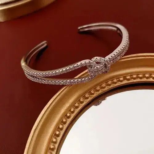 Designer × Jewelry Adjustable Shining Luxury Exquisite Geometric Bracelet Size ONE SIZE - 3 Thumbnail