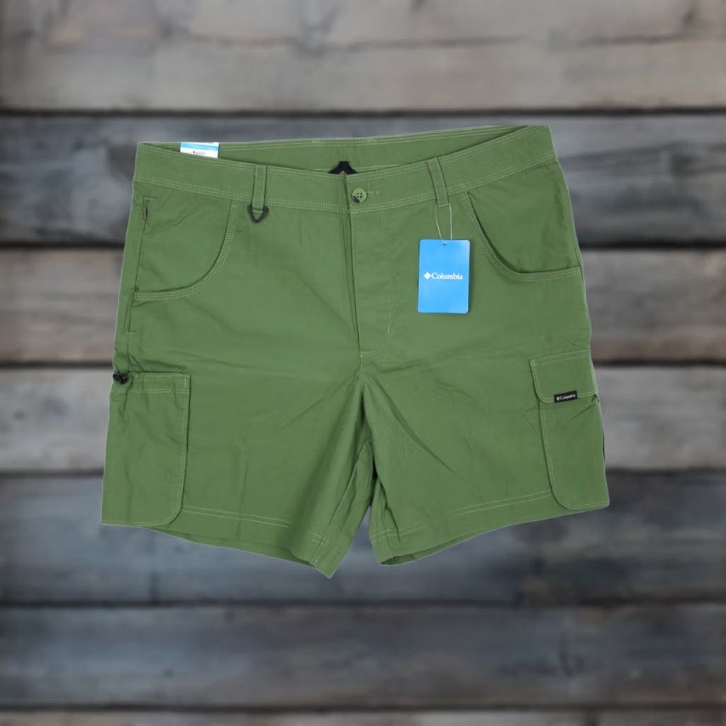 Vintage Columbia Men's Landroamer Cargo Shorts 38 x 7" Inseam Green AM2878 352 Size US 38 / EU 54 - 1 Thumbnail