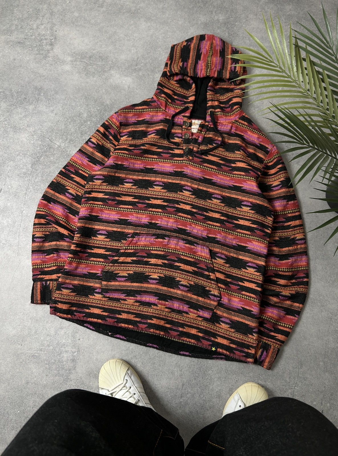 Joe Browns Vintage Joe Browns Aztec y2k hoodies mens Size US M / EU 48-50 / 2 - 1 Thumbnail