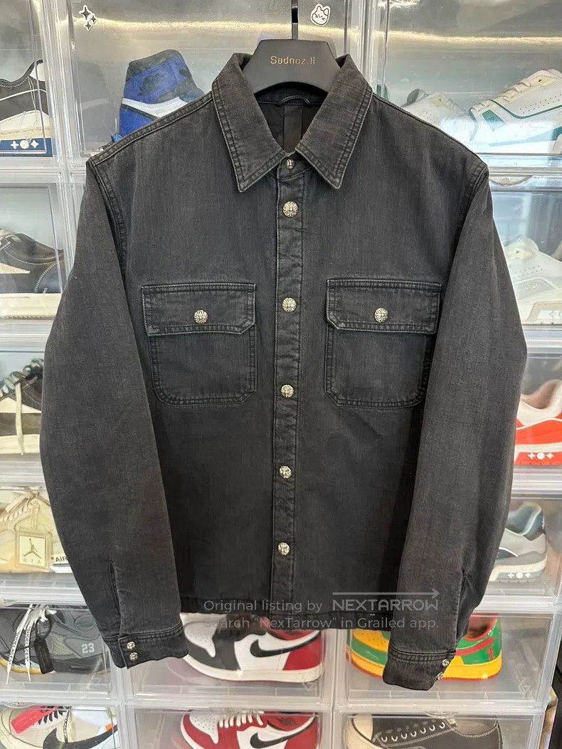 Chrome Hearts CHROME HEARTS Size L Washed black and gray herringbone Work Size US L / EU 52-54 / 3 - 1 Thumbnail