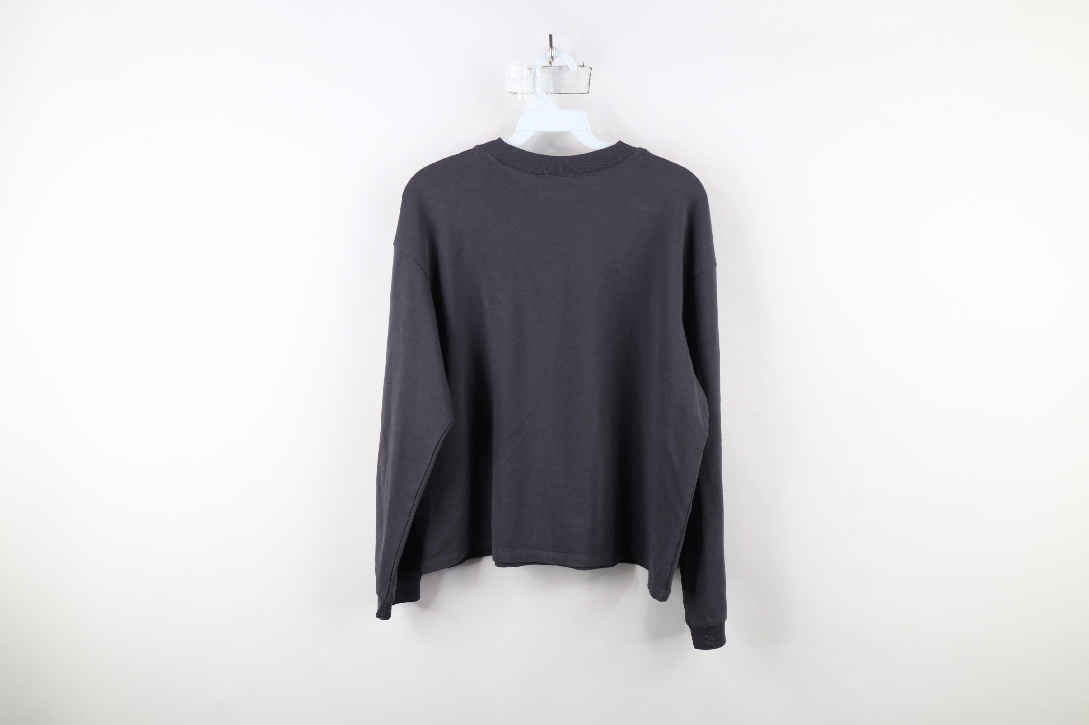 Madewell × Vintage Madewell Supima Cotton Essential Long Sleeve T-Shirt Gray Size S / US 4 / IT 40 - 13 Thumbnail