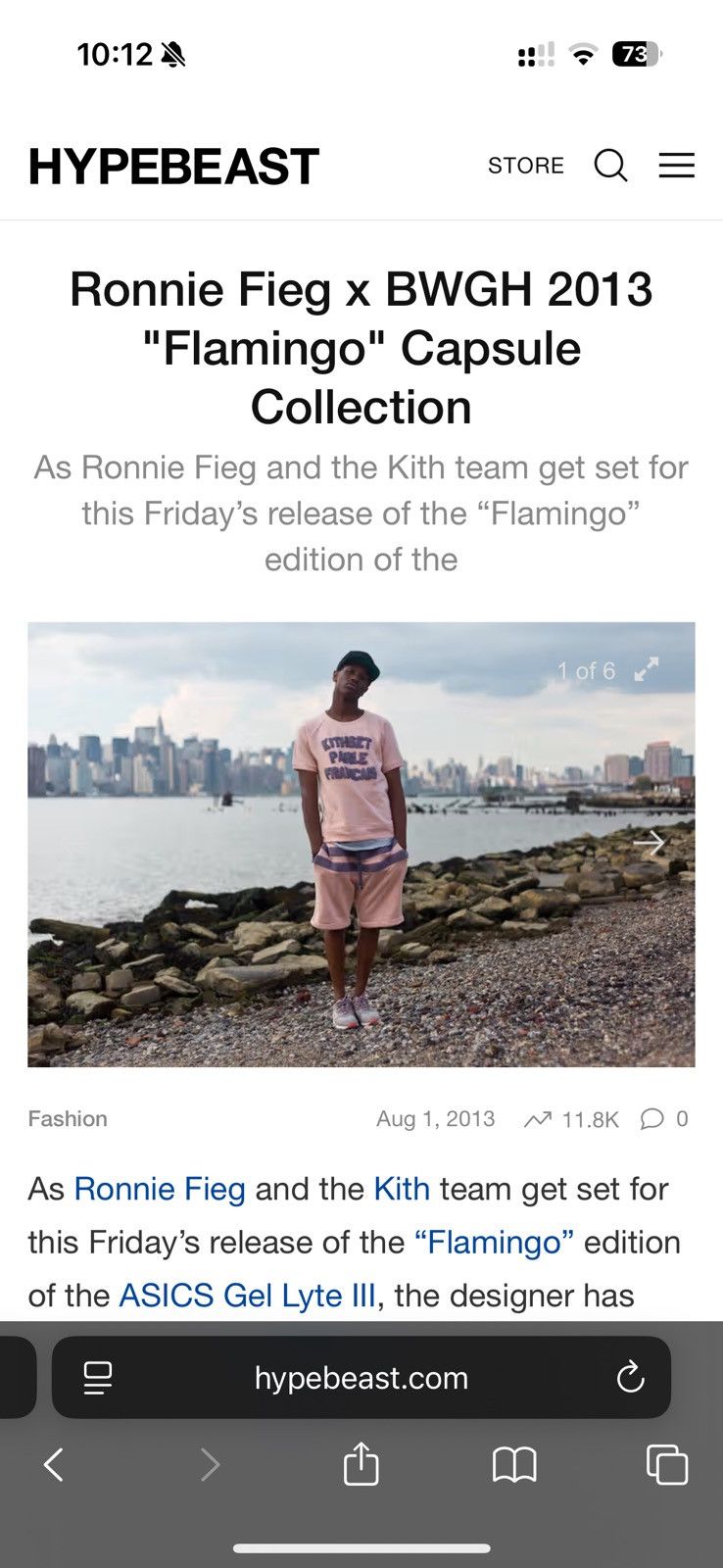 Aime Leon Dore × Kith KITH X BWGH “Brooklyn We Go Hard” BWGH 2013 Size US 36 / EU 52 - 3 Thumbnail