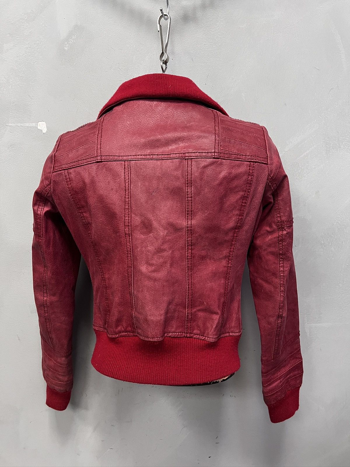 14th Addiction Slim leather avant garde y2k bomber jacket 14th addiction Size US XS / EU 42 / 0 - 5 Thumbnail