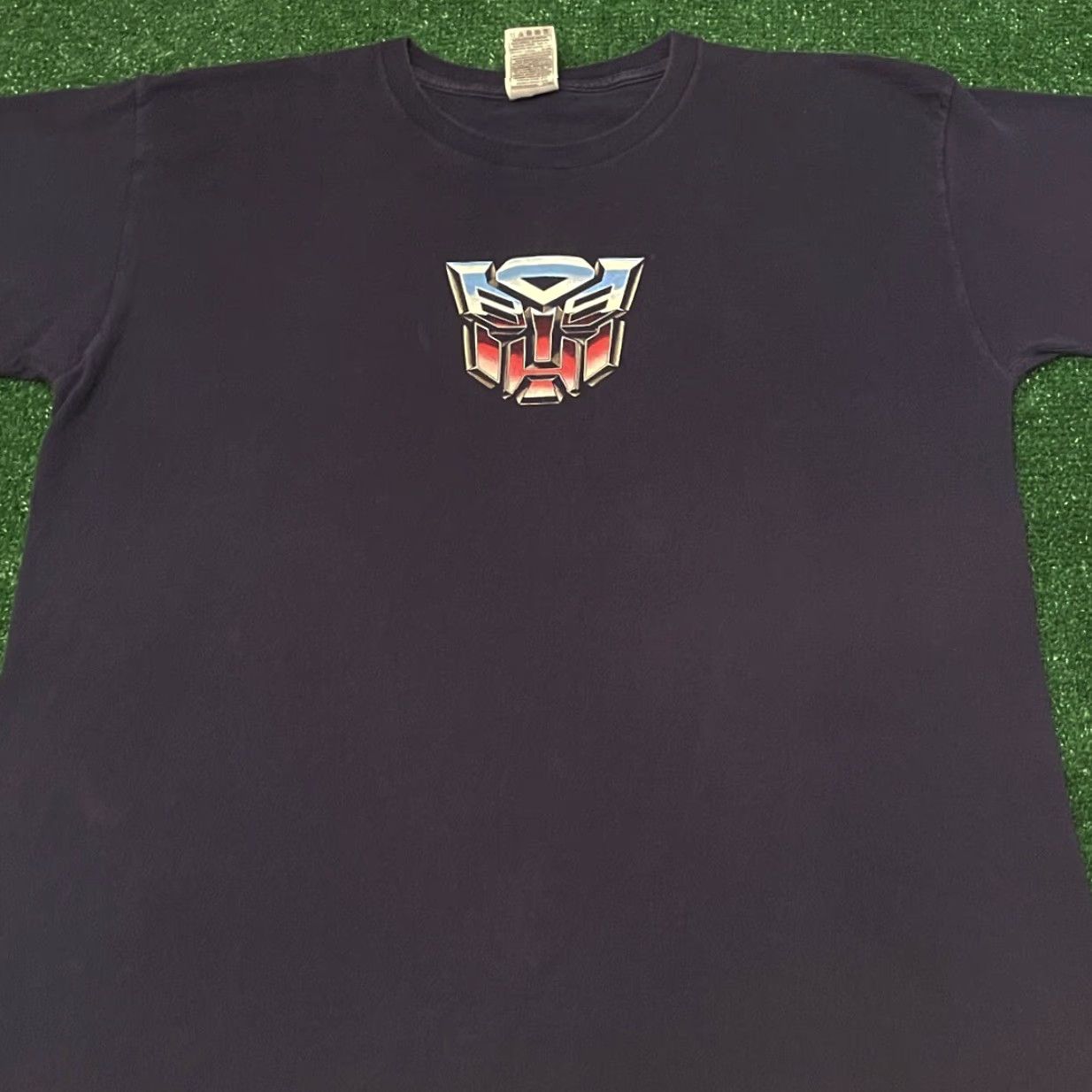 Logo 7 VINTAGE 90s Transformers Logo TV Movie Toy Hasbro 1998 VTG Shirt Mens XL Blue Logo 90s Mens XL Shirt Size US XL / EU 56 / 4 - 3 Thumbnail