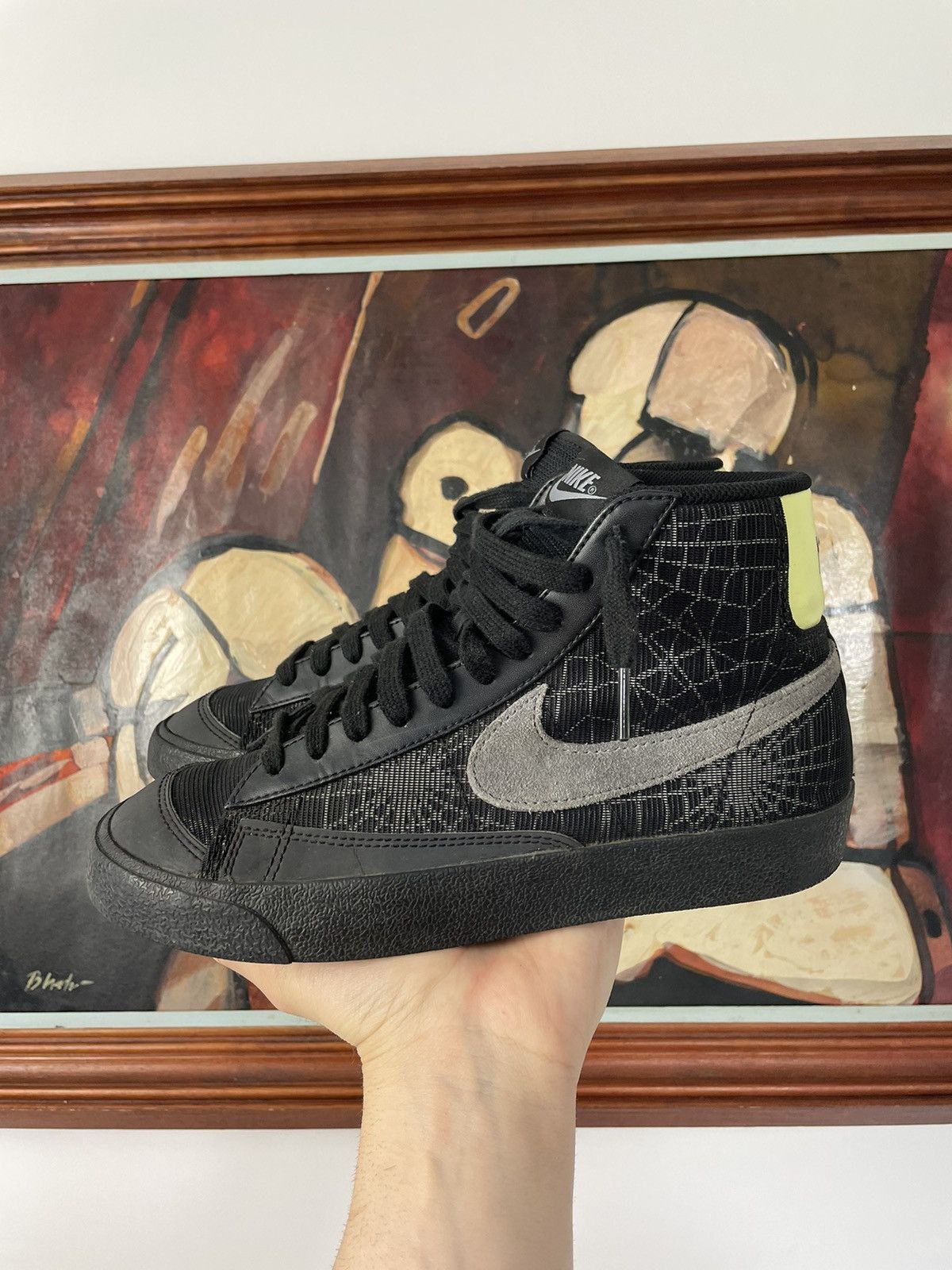 Nike Blazer Mid 77 Halloween Spider Web Avant Garde Rare - Main Image
