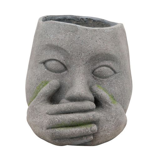 Designer × Homemade RESIN, 9"H NO SPEAK PLANTER Size US L / EU 52-54 / 3 - 2 Thumbnail