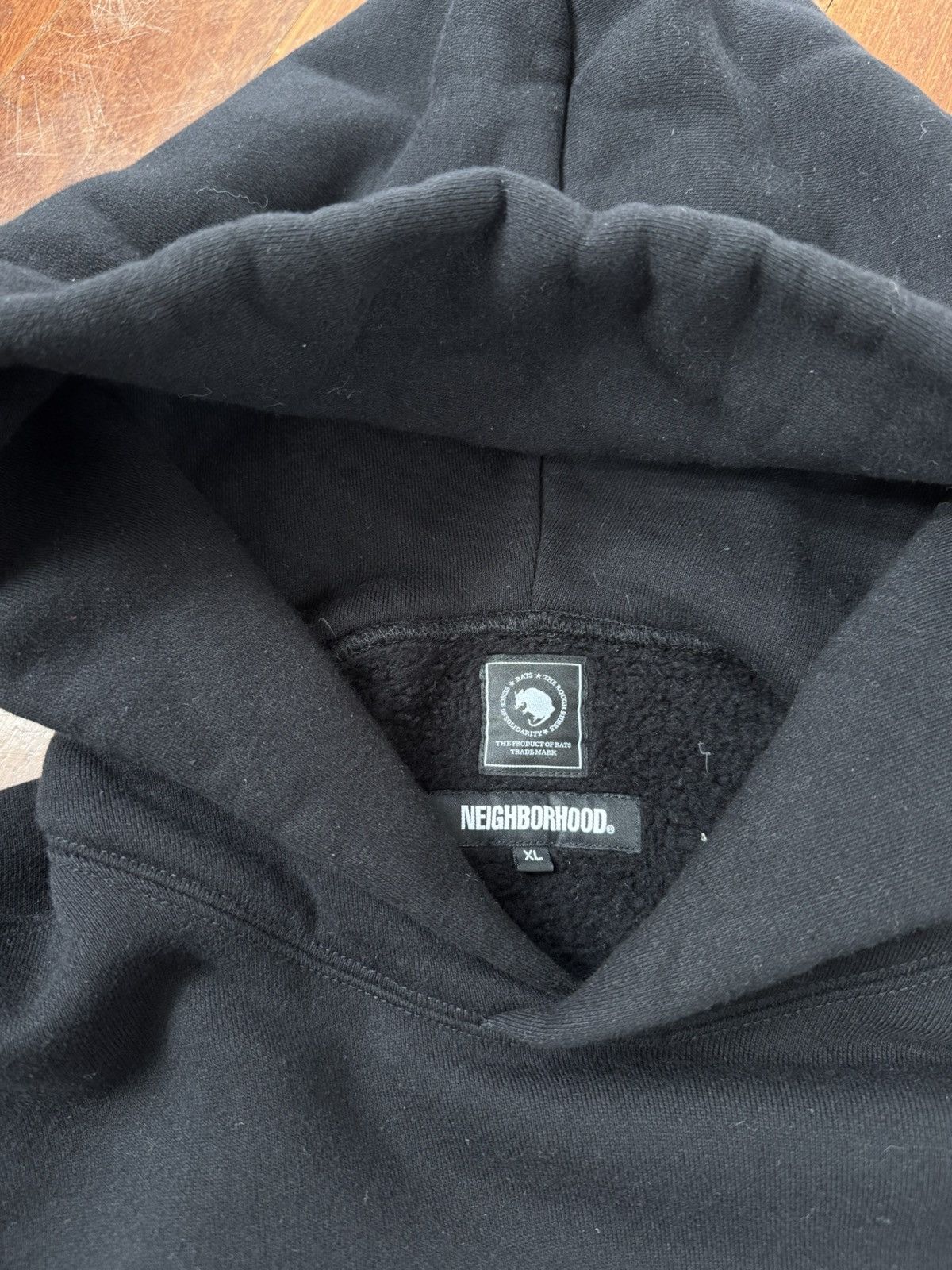 Neighborhood Rats x Neighborhood Hooded Sweatshirt - Black Size US XL / EU 56 / 4 - 4 Thumbnail
