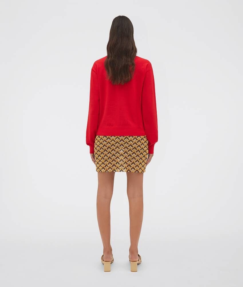 Bottega Veneta o1y0725 Sweater in Red Size XS / US 0-2 / IT 36-38 - 4 Thumbnail