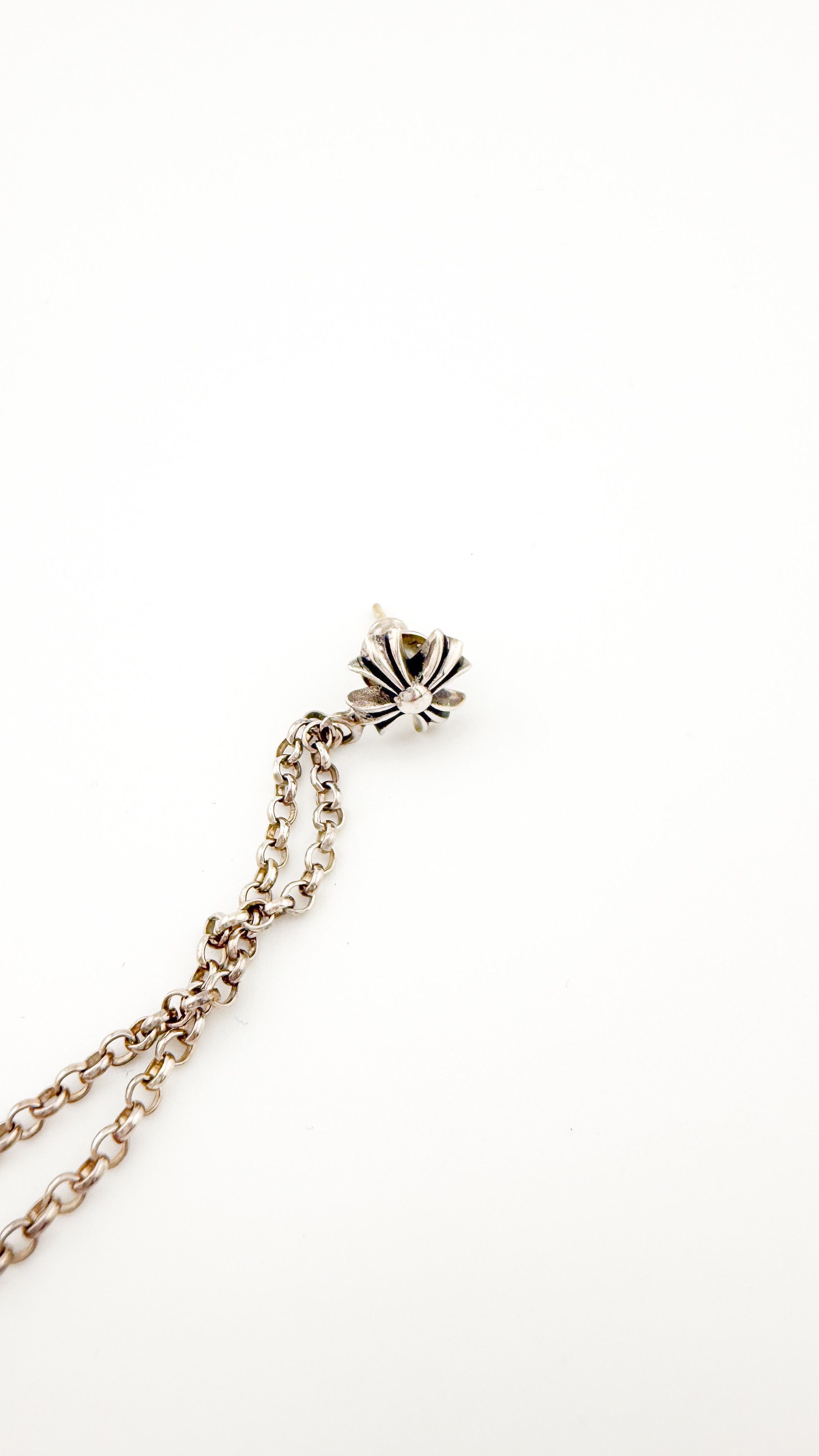 Chrome Hearts RARE! CHROME HEARTS CH Plus Post Dice Left Side Earring Size ONE SIZE - 5 Thumbnail