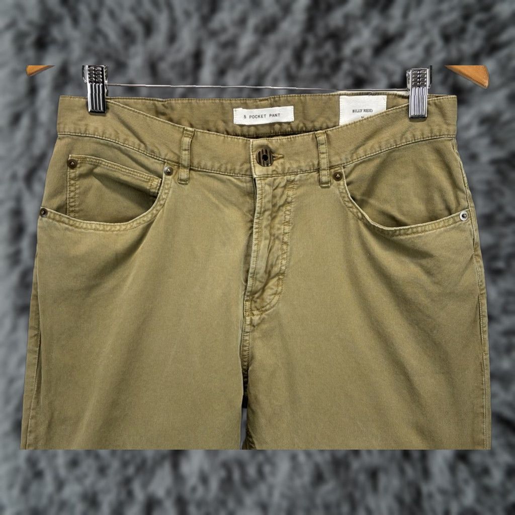 Billy Reid Billy Reid 5 Pocket Pants Mens 31 x 31 Brown Slim 100% Pima Cotton Textured Chino Straight Flat Front Denim? (Wait) Size US 31 - 1 Thumbnail