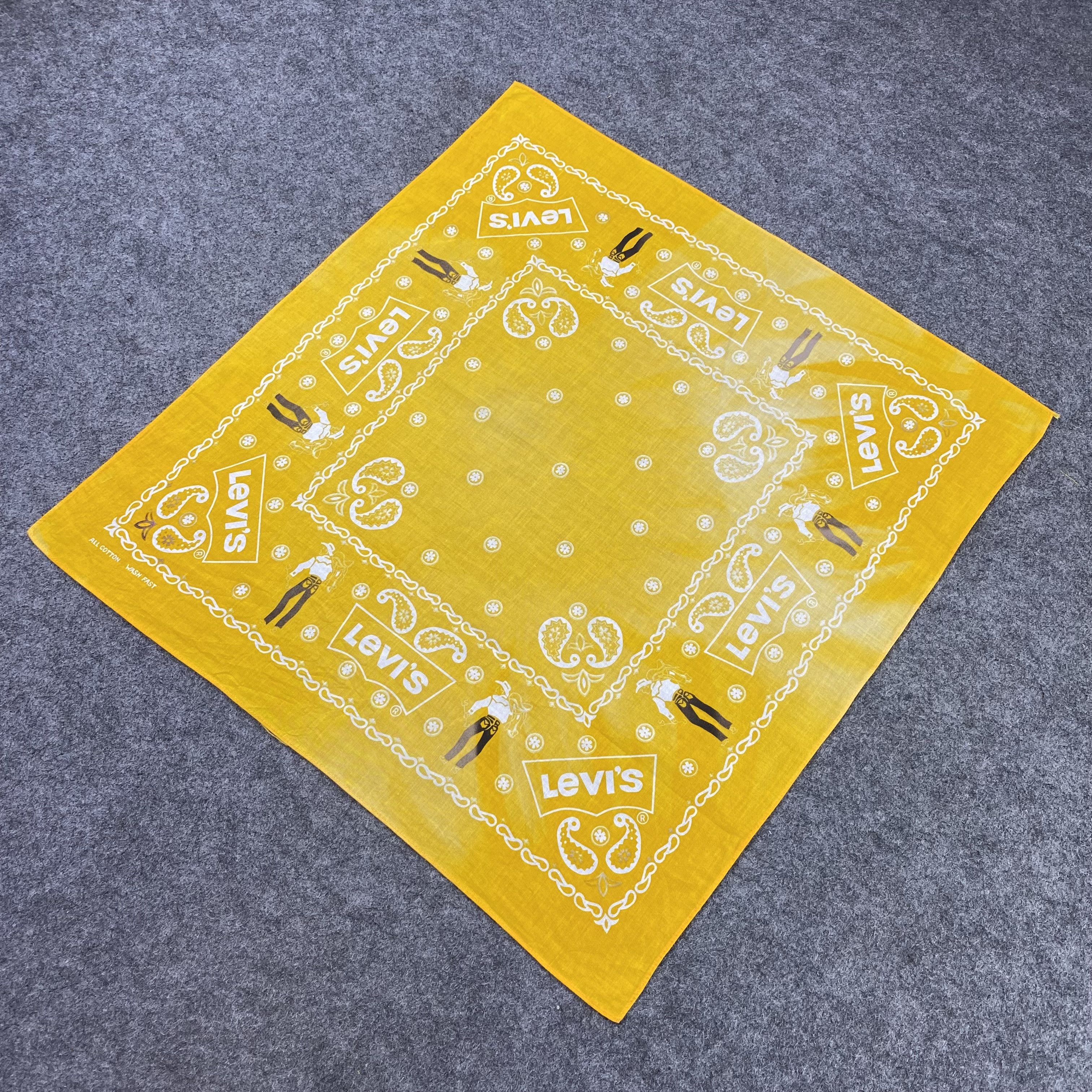 Levi's Vintage Levis Paislee Handkerchief/Bandana/Neckerchief-B1403 Size ONE SIZE - 4 Thumbnail