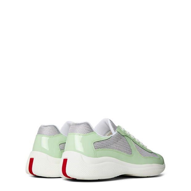 Prada Men'S Americas Cup Leather Prada Trainers Size US 10 / EU 43 - 4 Thumbnail