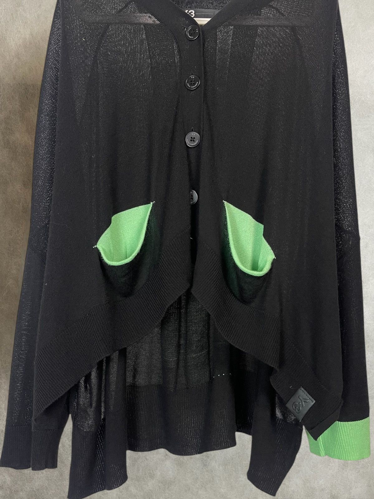 Yohji Yamamoto Ss2015 Y3 yohji yamamoto x adidas boxy knitted cardigan Size US M / EU 48-50 / 2 - 6 Thumbnail