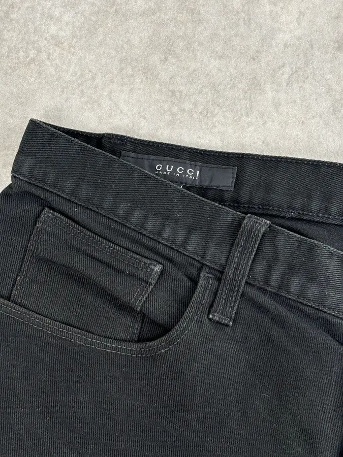 Gucci AW2009 Gucci Black Slim Jeans by Frida Giannini Size US 32 / EU 48 - 11 Thumbnail