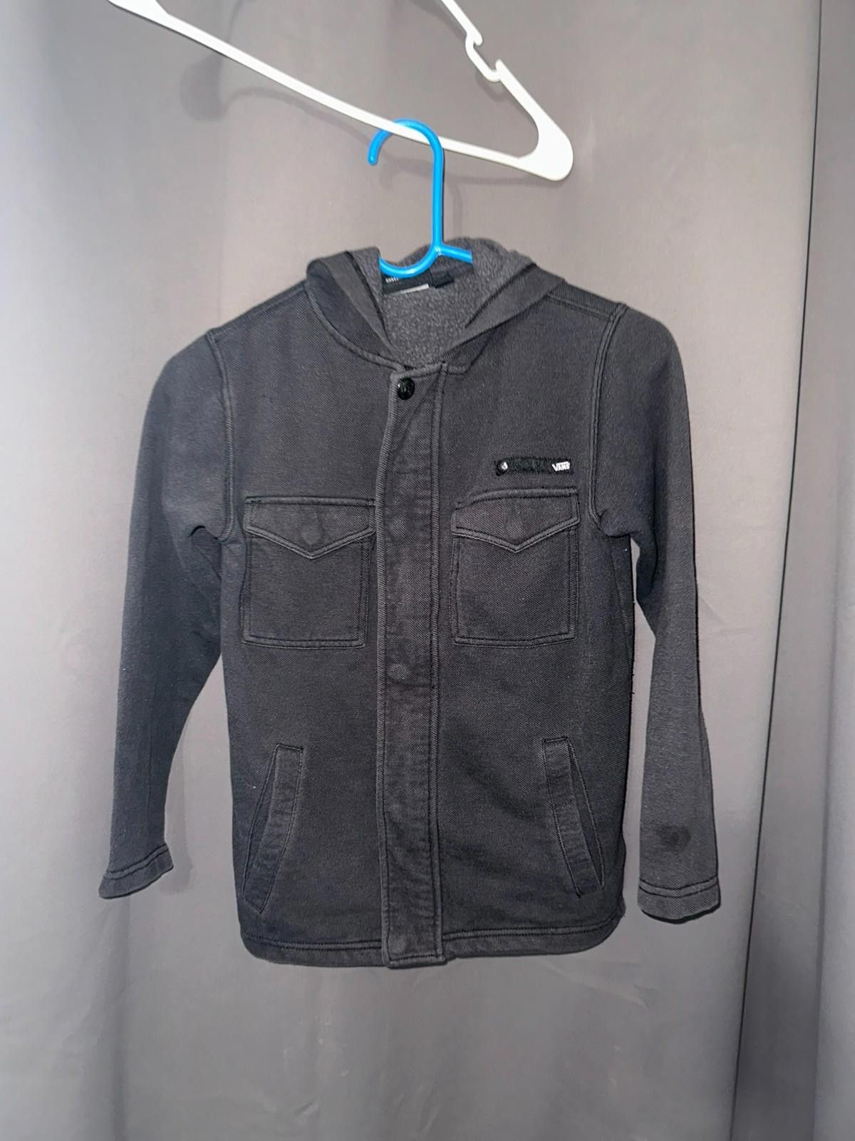 Vans VANS Small Gray Hooded Jacket – Rugged Texture, Urban Style Size US S / EU 44-46 / 1 - 3 Thumbnail