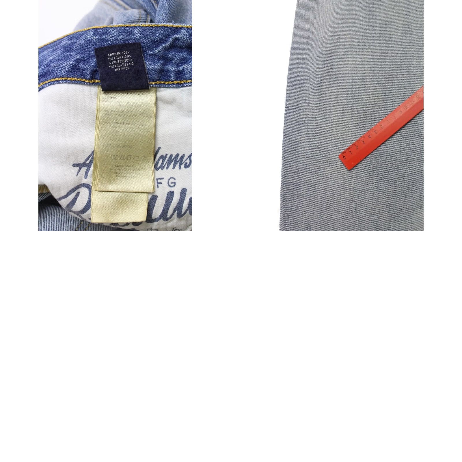 Scotch & Soda SCOTCH & SODA Tye Jeans Men's W32/L34 Tapered Blue Zip Fly Whiskers Fade Effect Size US 32 / EU 48 - 8 Thumbnail