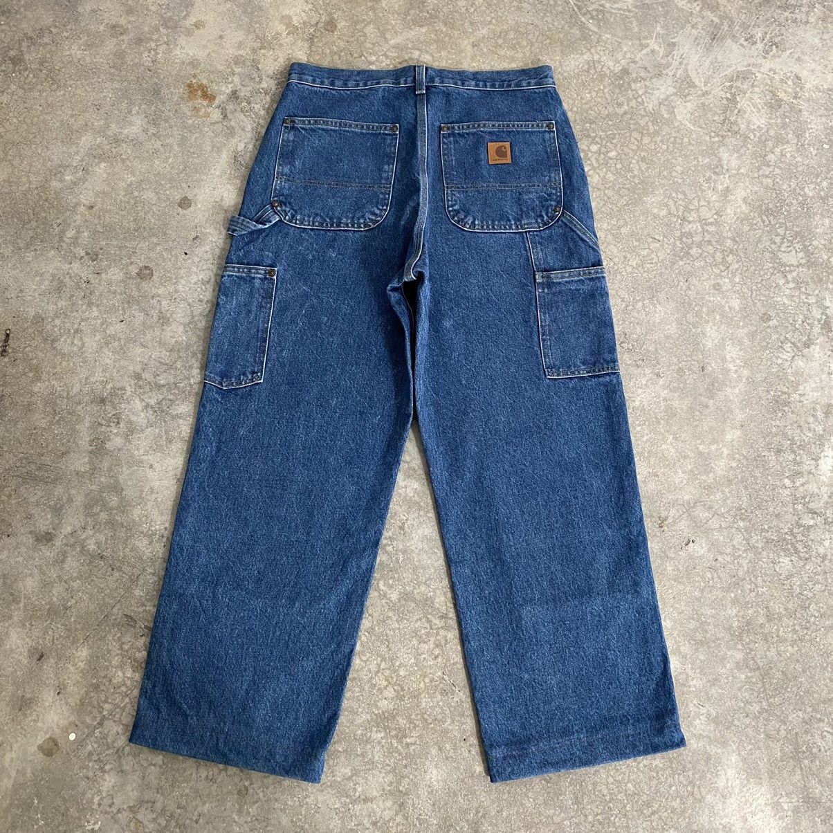 Carhartt Vintage Carhartt Double Knee Carpenter Denim Jeans Size US 31 - 11 Thumbnail
