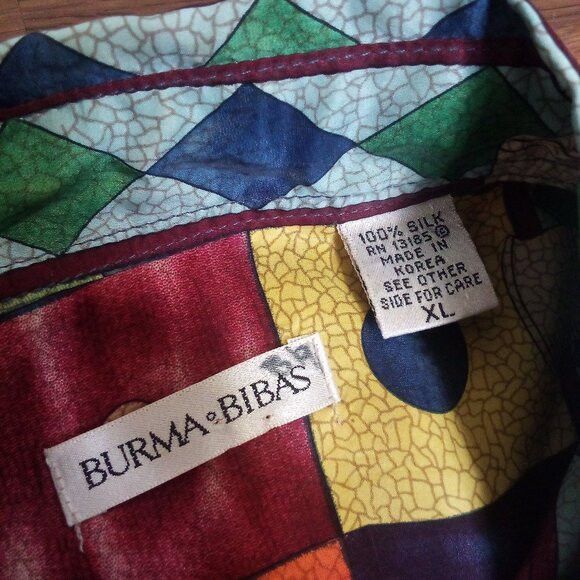 Burma Bibas Vintage Burma Bibas Golf Silk Button Shirt Size US XL / EU 56 / 4 - 3 Thumbnail