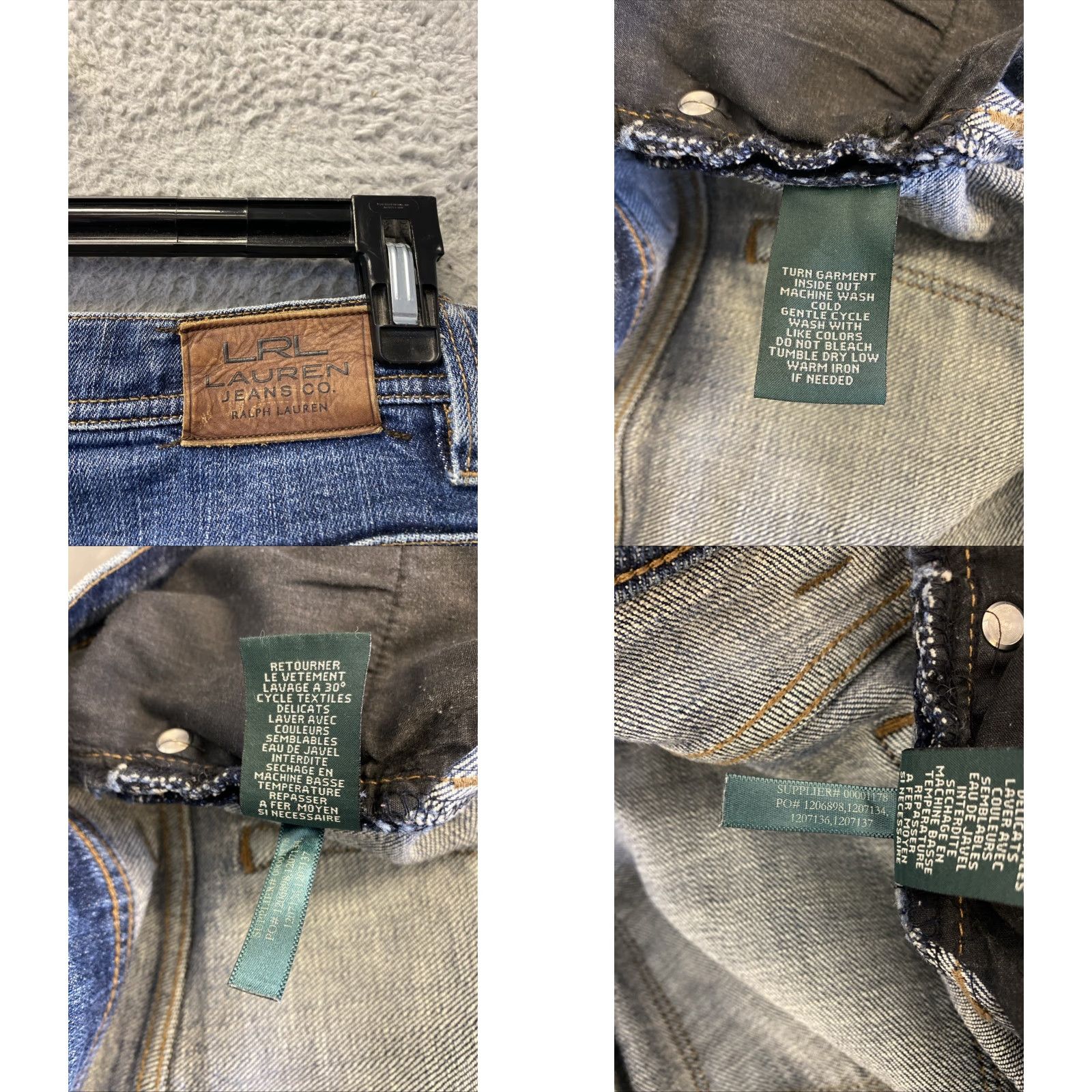 Ralph Lauren VINTAGE RRL Ralph Lauren Jeans Boot Cut Denim 36 Women’s 16 Blue Body 153-35 Women Size 25" / US 0 / IT 36 - 8 Thumbnail