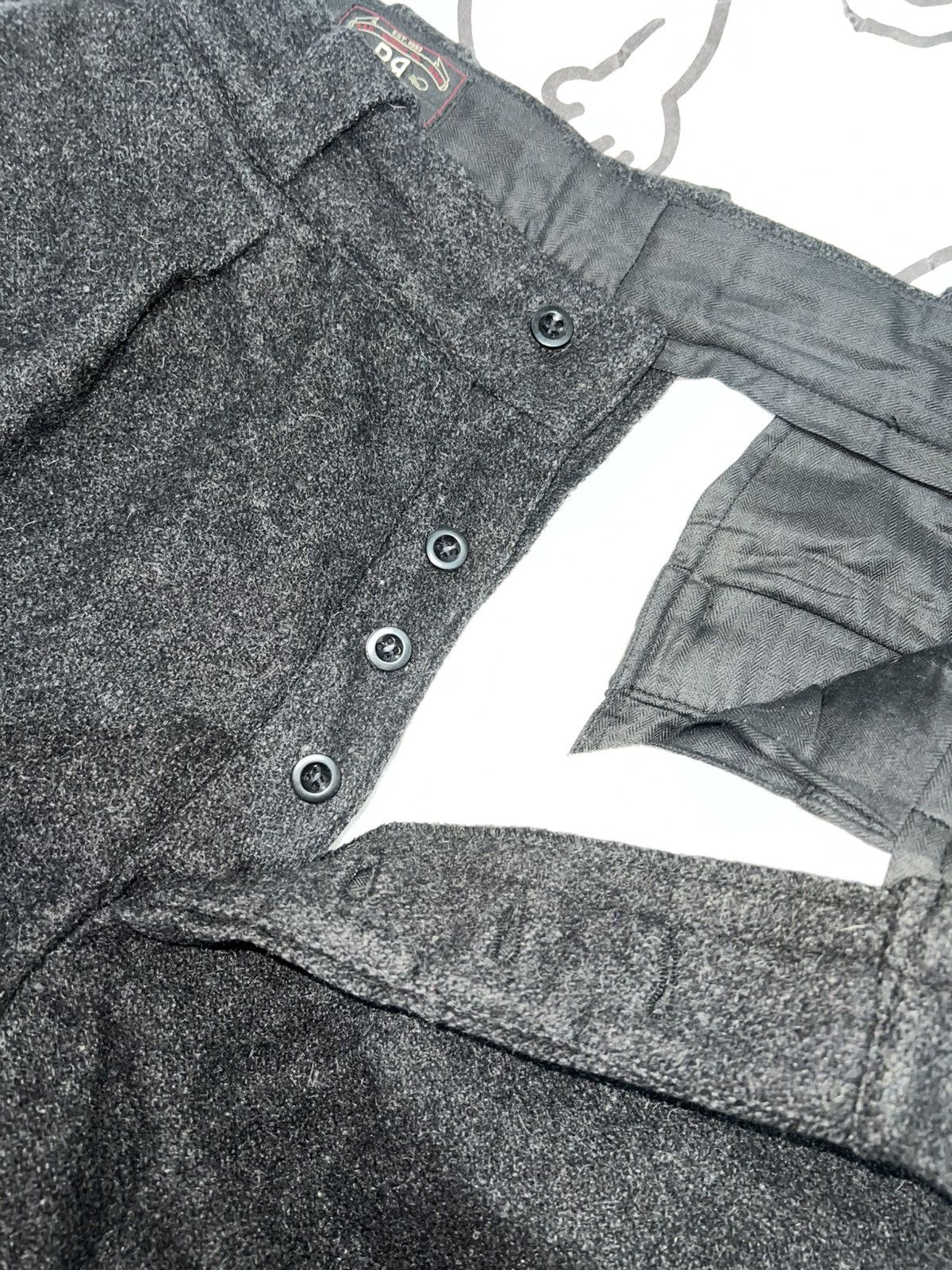 RRL Ralph Lauren 1990s Double RL - Wool Blend Pleated Shorts Size US 32 / EU 48 - 5 Thumbnail