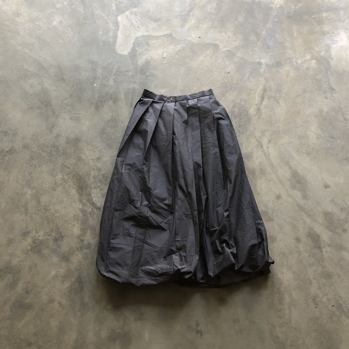 image of 1998 Tricot Comme Des Garcons Skirt in Charcoal, Women's (Size 24)