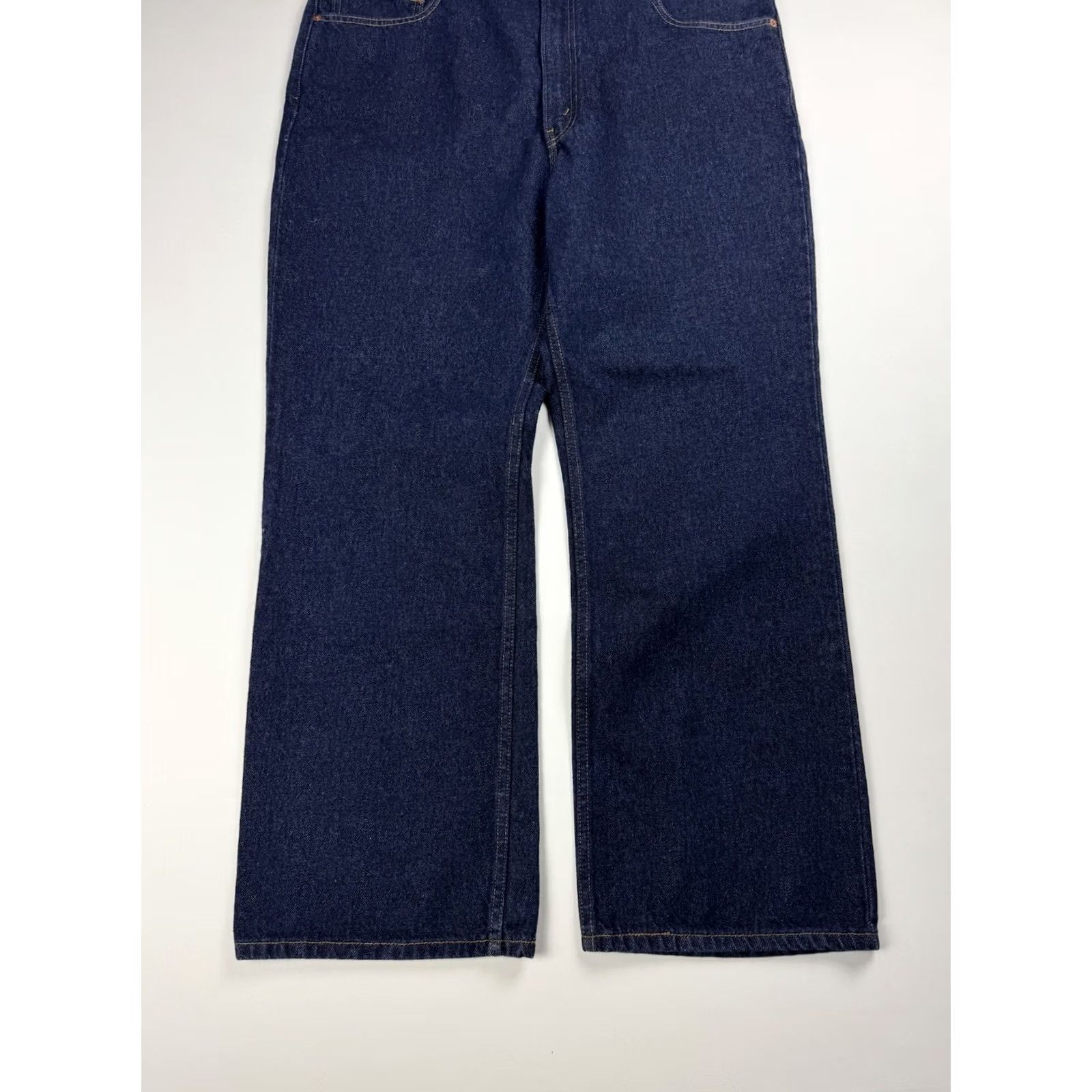 Levi's VINTAGE Levi’s 517 Boots jeans Mens 42x30 Dark Wash Blue 5-Pocket Denim Zipper Logo Fit Regular Size US 42 / EU 58 - 6 Thumbnail