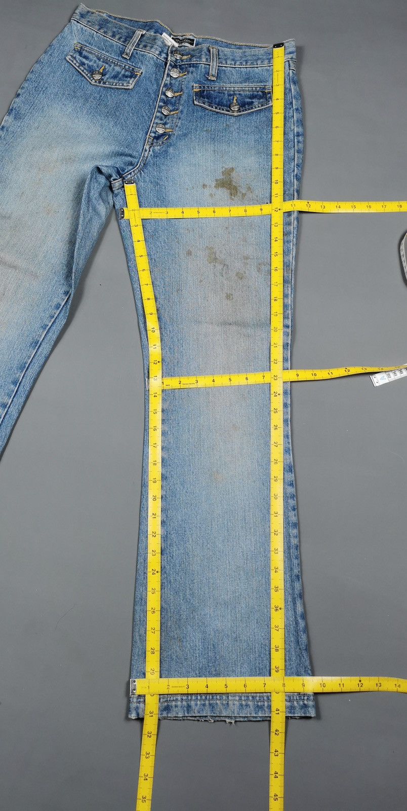 Japanese Brand Flared Evolution Japan Jeans Size US 31 - 12 Thumbnail