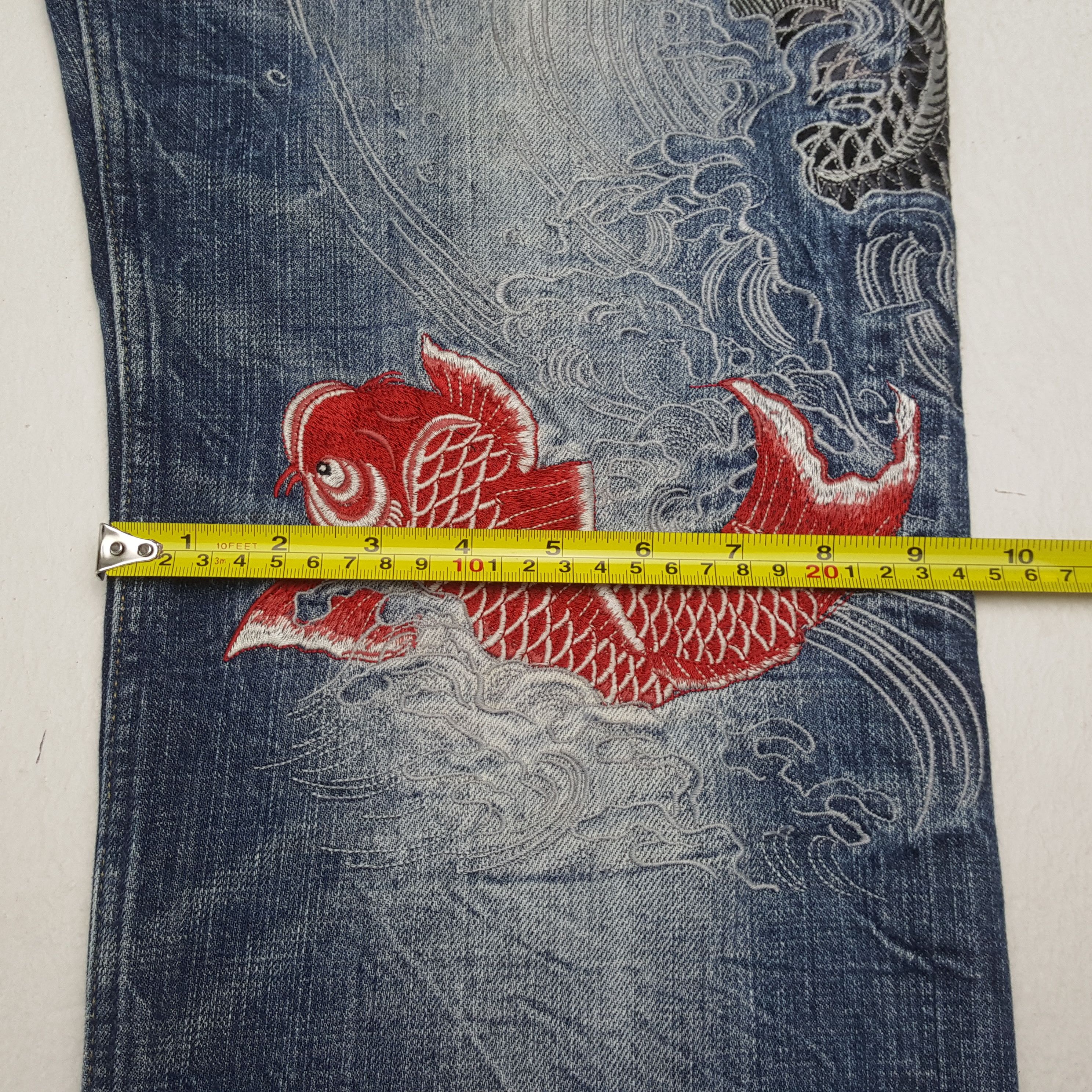 Japanese Brand Vintage Karakuri Tamashii Japanese Brand Denim RR9 Size US 29 - 10 Thumbnail