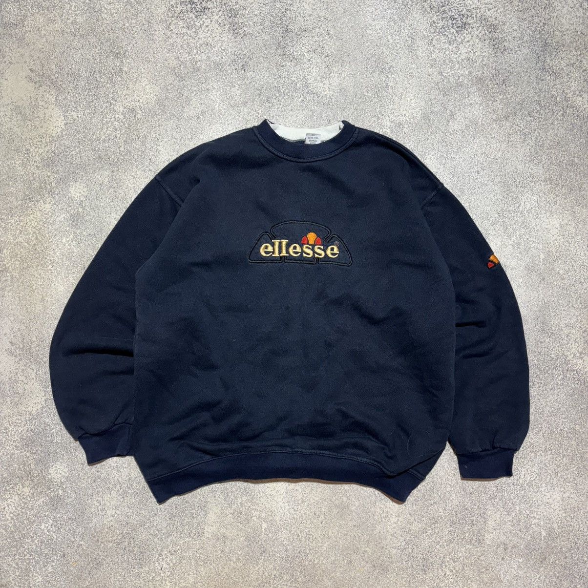 Ellesse × Vintage Ellese Vintage 90s Sweatshirt Big Logo Y2K Mens size XXL Size US XXL / EU 58 / 5 - 1 Thumbnail