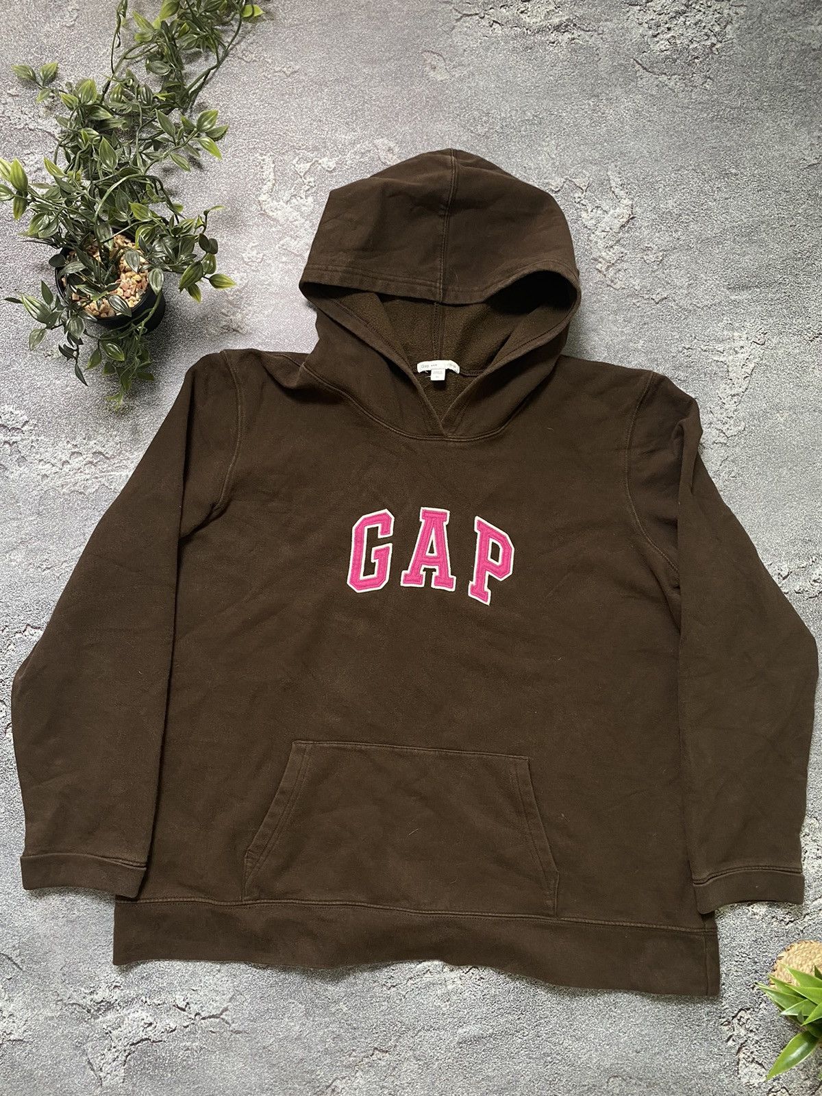 Other Gap hoodie vintage brown colour rare hoodie Size XL / US 12-14 / IT 48-50 - 1 Thumbnail