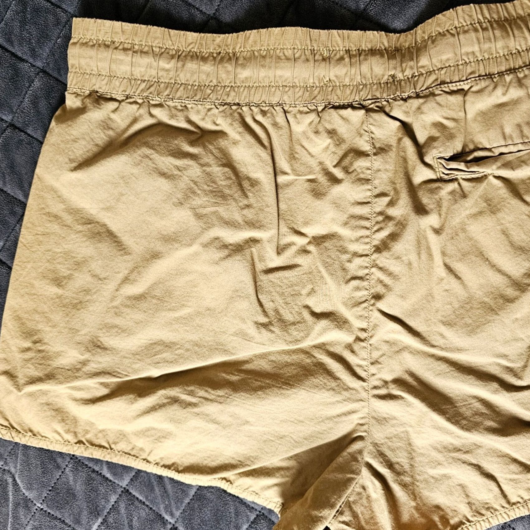Lou & Grey Lou & Grey Women Chino Shorts Drawstring Waist Beige Sateen M Regular Casual Size 32" / US 10 / IT 46 - 8 Thumbnail