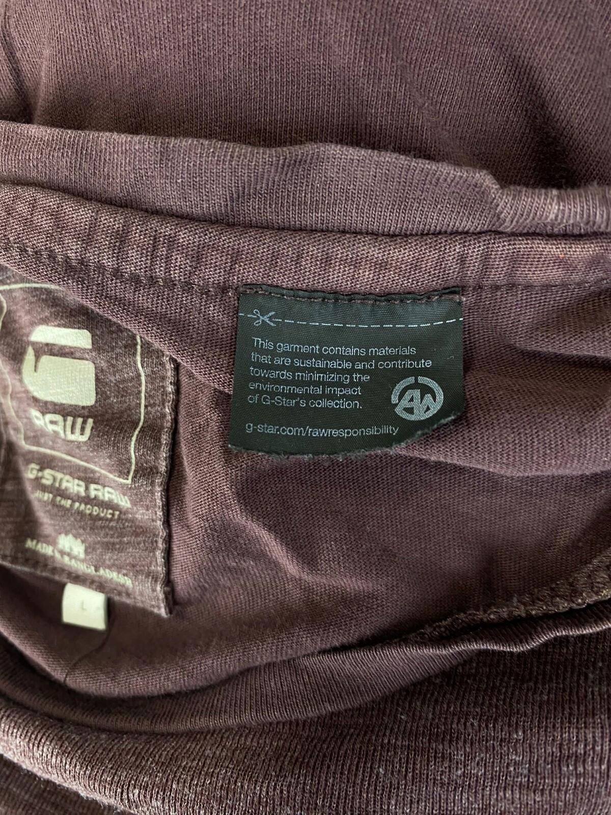 G-Star G-Star Harm R T Burgundy Lightweight Pullover Size L Size US L / EU 52-54 / 3 - 11 Thumbnail