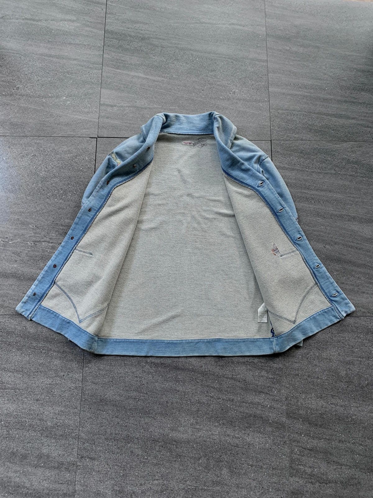 Kapital Kountry FREE TAX! Distressed Elbow Patch Denim Jacket Size US M / EU 48-50 / 2 - 5 Thumbnail