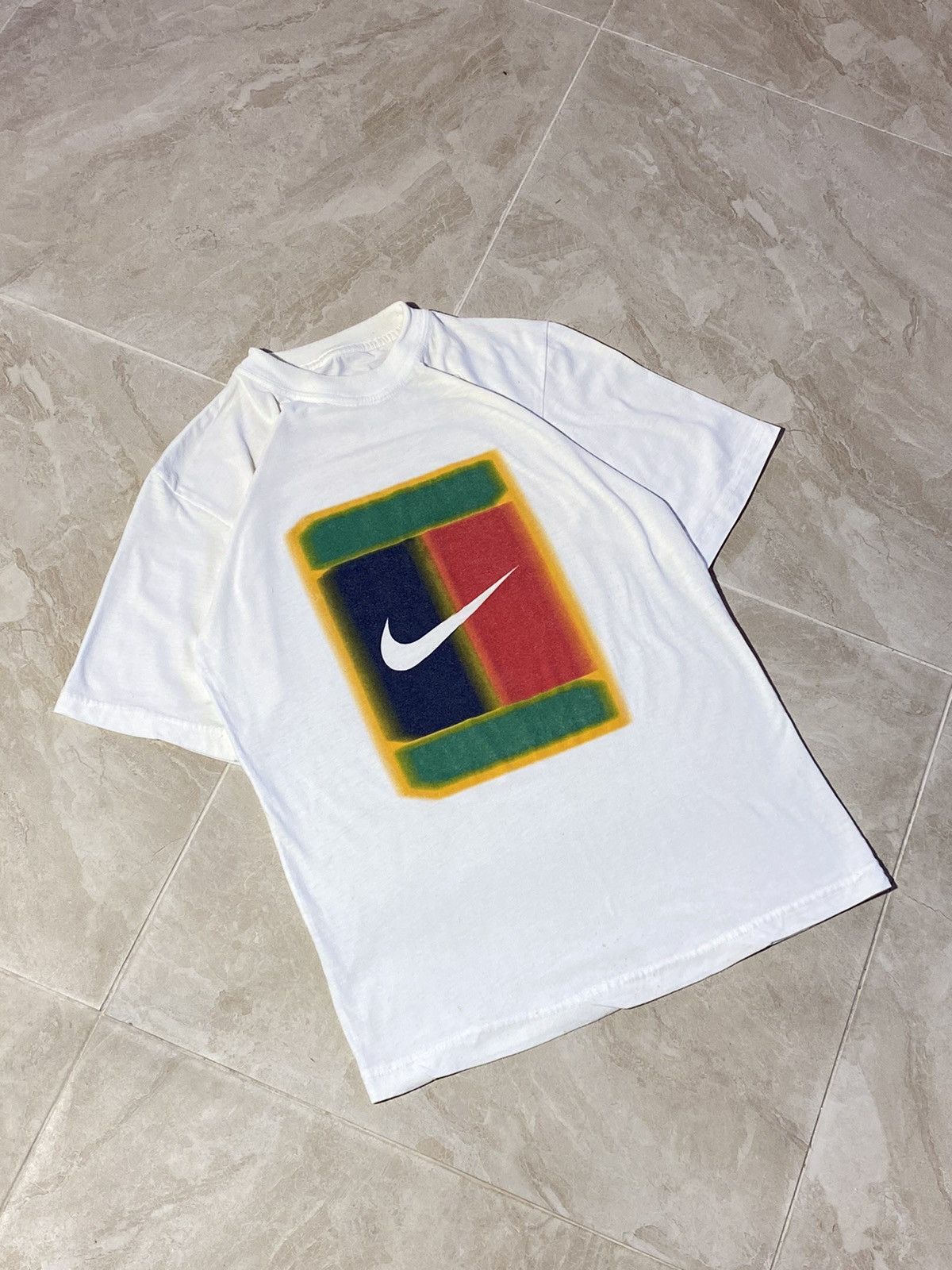Nike × Vintage Vintage 90s Nike Court big logo Y2K streetwear style t-shirt Size US M / EU 48-50 / 2 - 2 Thumbnail