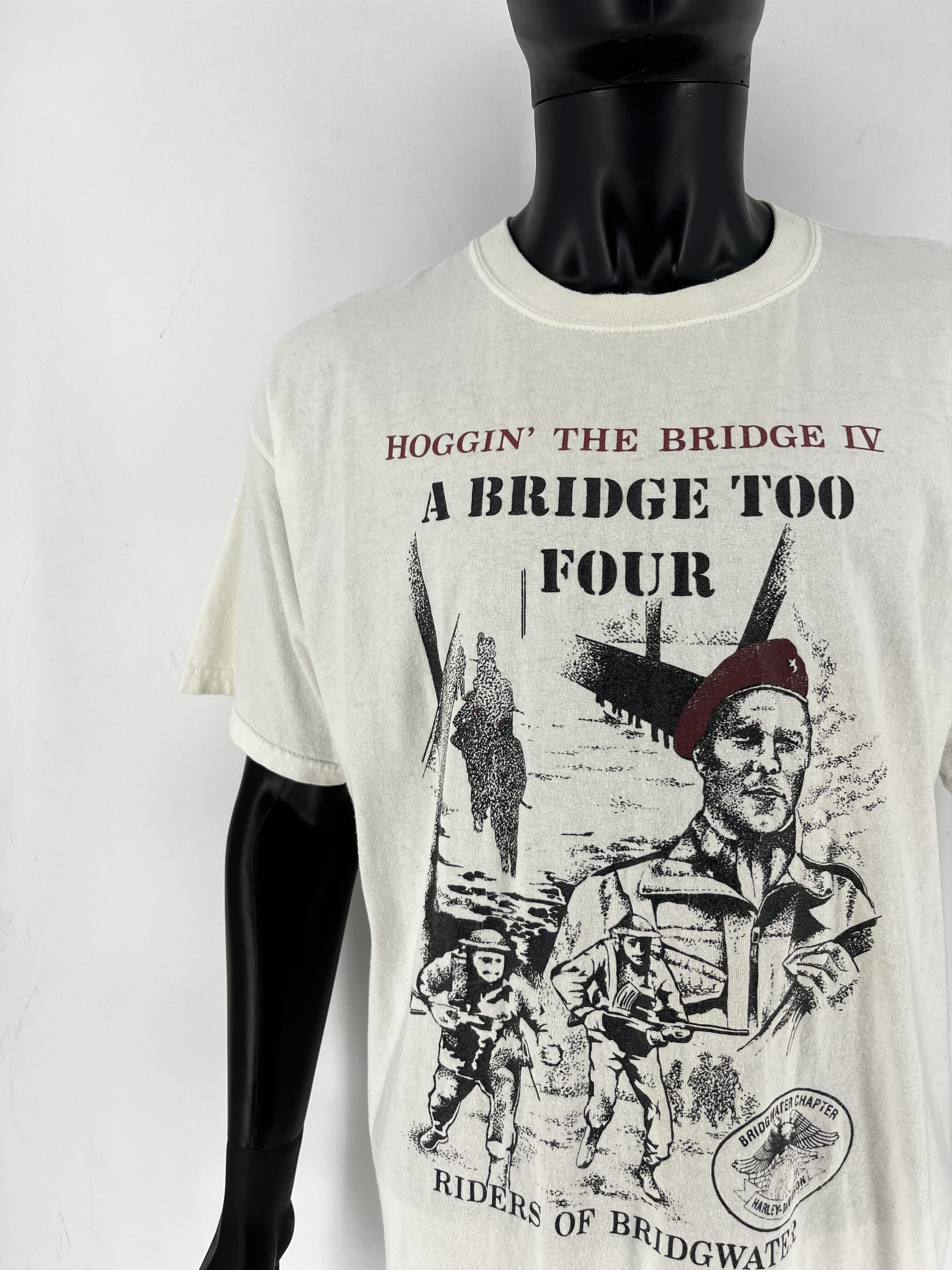 Harley Davidson RIDERS OF BRIDGEWATER "Hoggin' The Bridge IV" Biker Club Size US L / EU 52-54 / 3 - 6 Thumbnail