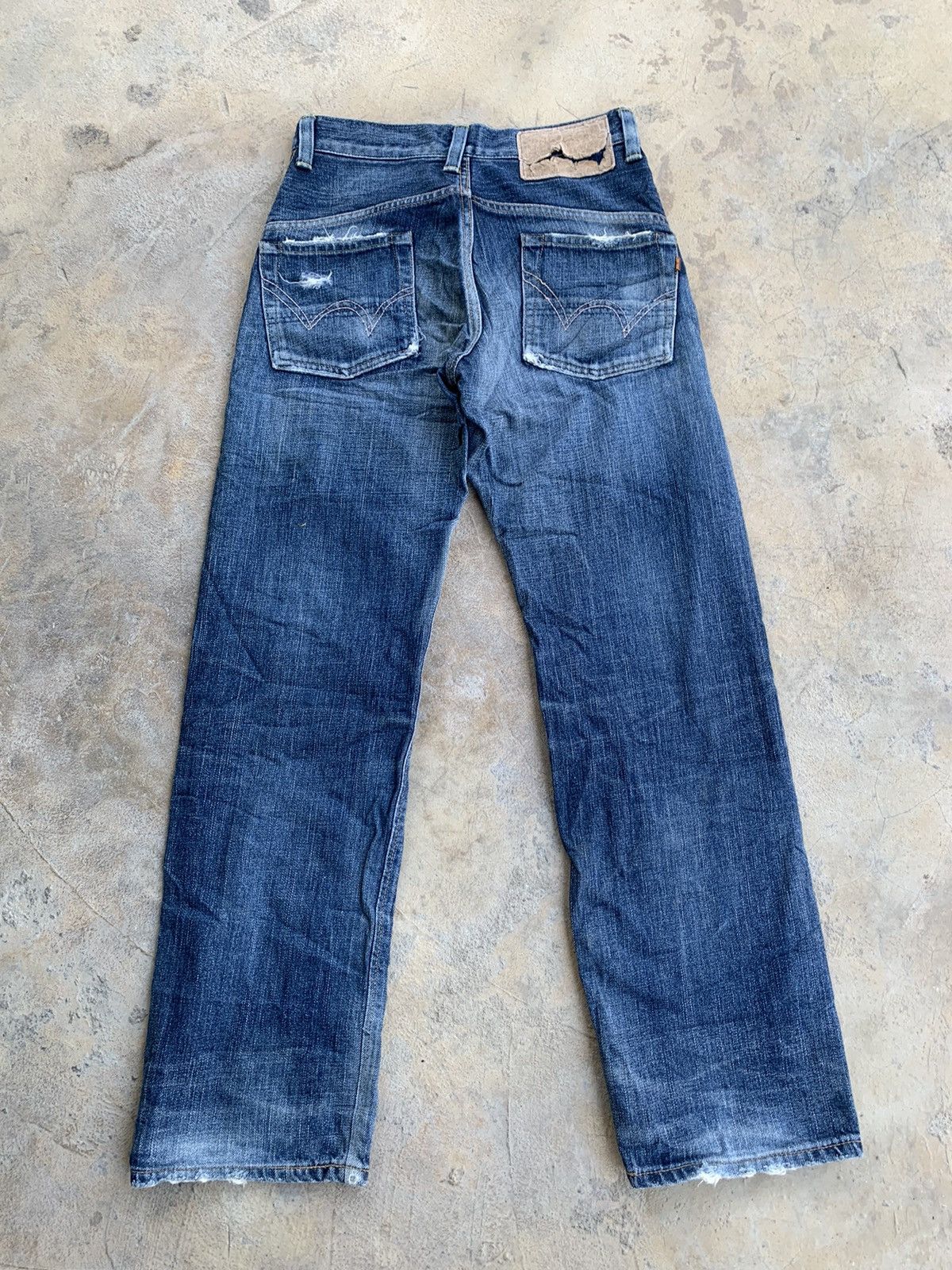 Edwin × Japanese Brand Edwin Selvedge Distressed Denim Size US 28 / EU 44 - 2 Thumbnail