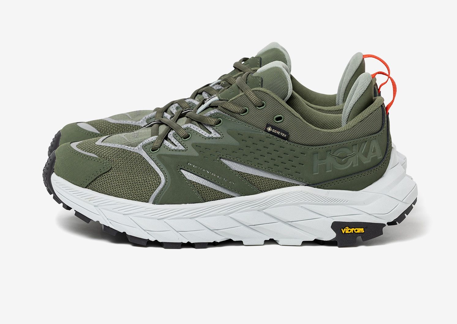 Anacapa Low Gtx Sepatu Lari Hoka Anacapa Low G-TX Trail Man Brown