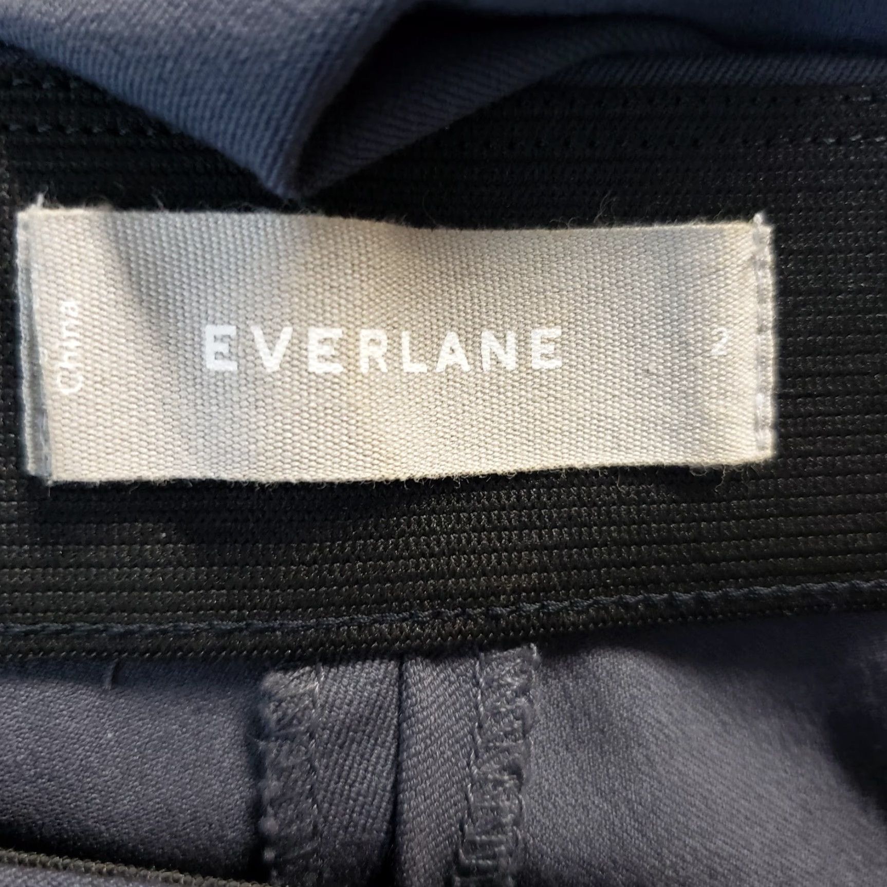 Everlane Everlane Pants Size 2 Gray Mid Rise Cotton Blend Side Zip Skinny Cropped Womens Size 26" / US 2 / IT 38 - 6 Thumbnail