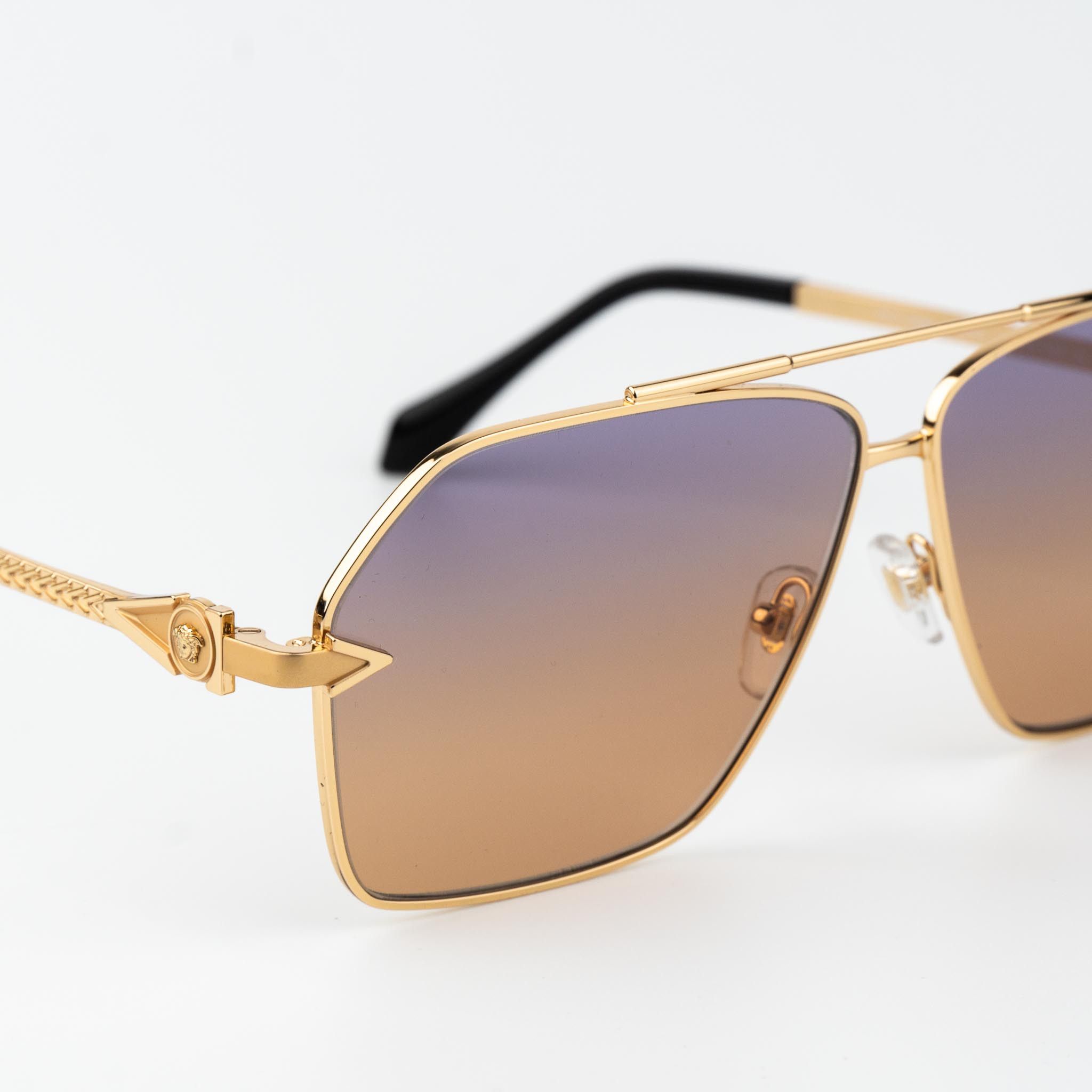 Versace Versace Men Sunglasses Aviator VE2284 1002EL NEW AUTHENTIC Size ONE SIZE - 6 Thumbnail