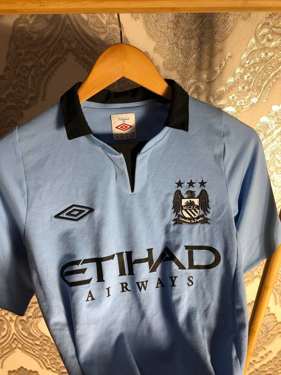 Umbro Vintage Umbro FC Manchester City England Soccer Jersey 90s Size US M / EU 48-50 / 2 - 4 Thumbnail