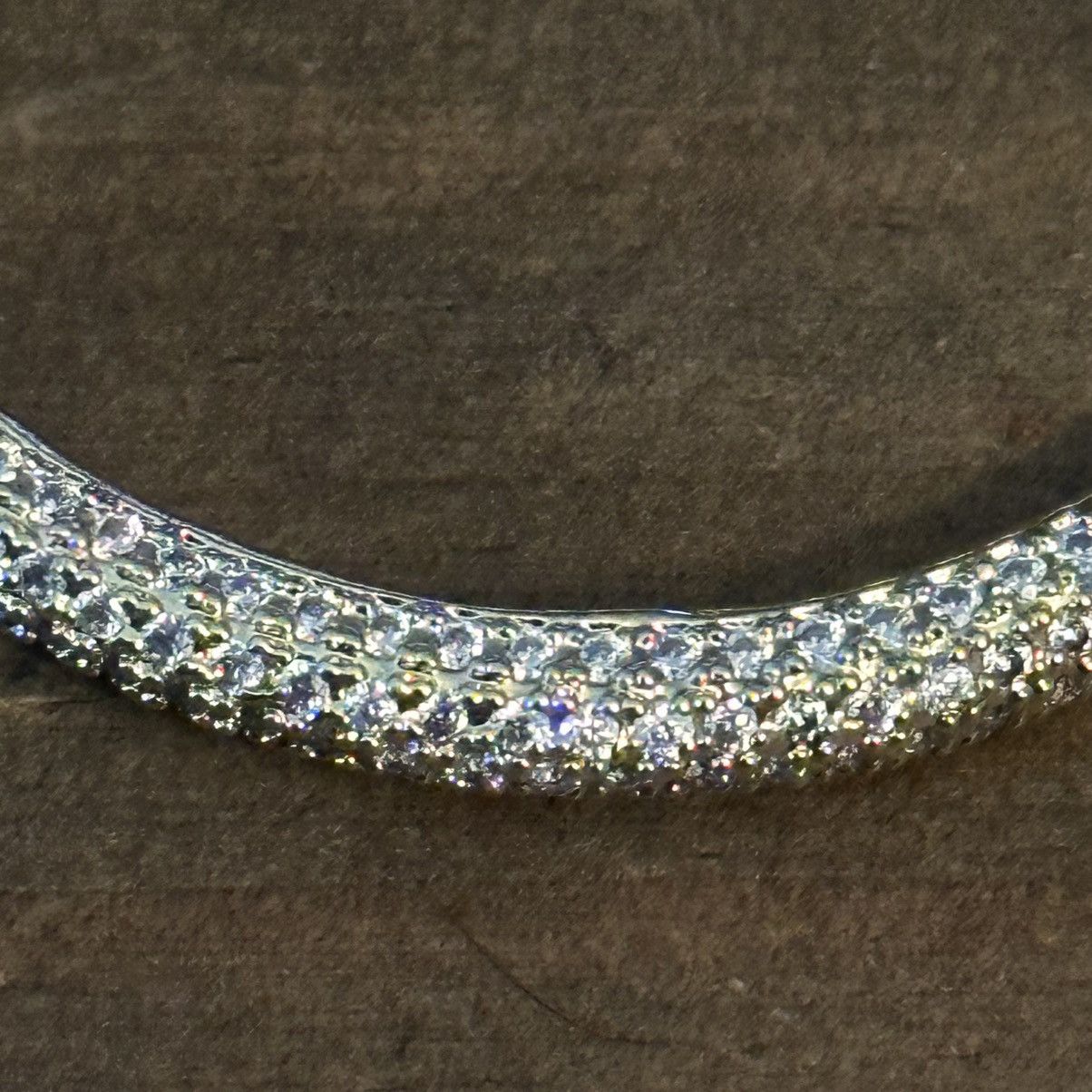 Other Gold tone paved wrapped nail bangle bracelet Size ONE SIZE - 3 Thumbnail