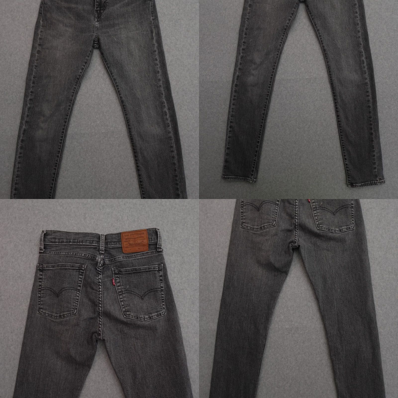Levi's LEVI'S 510 Jeans Skinny 28 Gray Mens Adult Denim Regular Inseam 30 MEASUREMENTS PROVIDED IN PICTURES Size US 28 / EU 44 - 9 Thumbnail