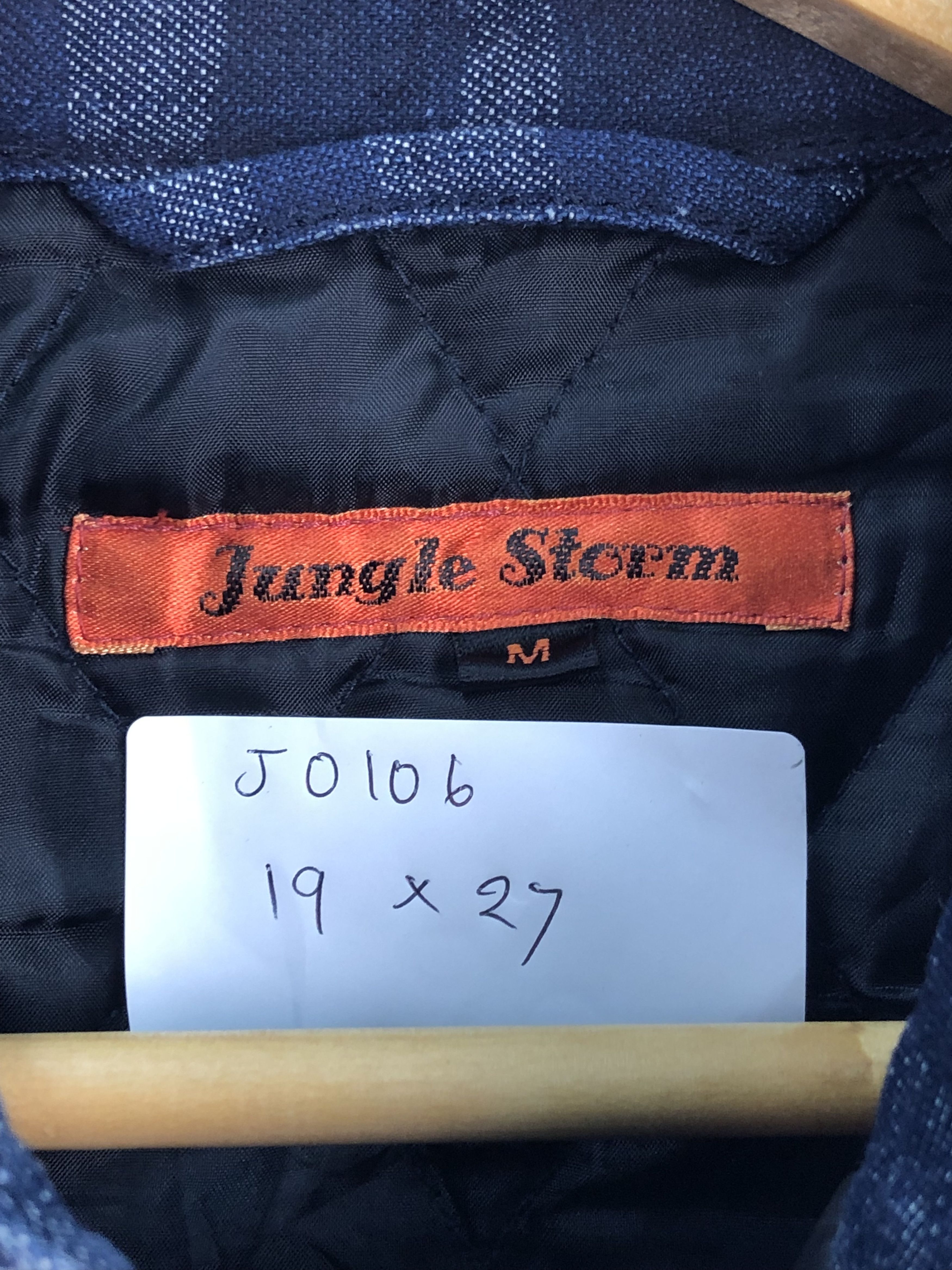 Vintage Vintage Jungle Storm Denim Jacket Designer J0106 Size US M / EU 48-50 / 2 - 8 Thumbnail