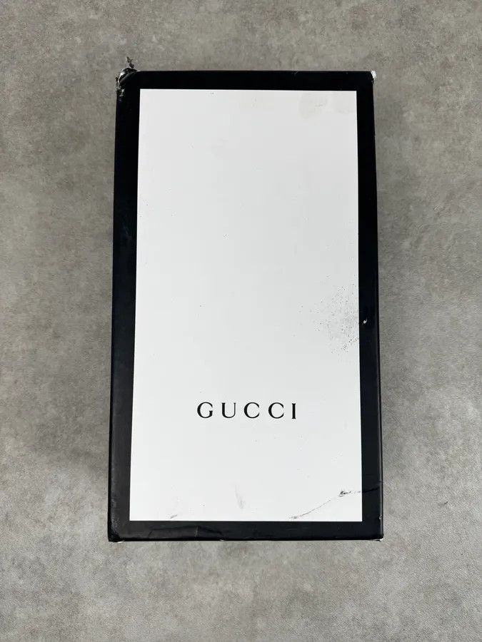 Gucci Gucci Silver Perforated Leather High-Top Sneakers Size US 8.5 / IT 38.5 - 12 Thumbnail